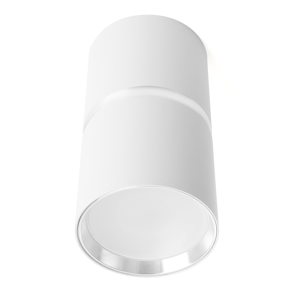 Точечный накладной светильник Feron ML186 48640, цвет белый;хром - фото 1