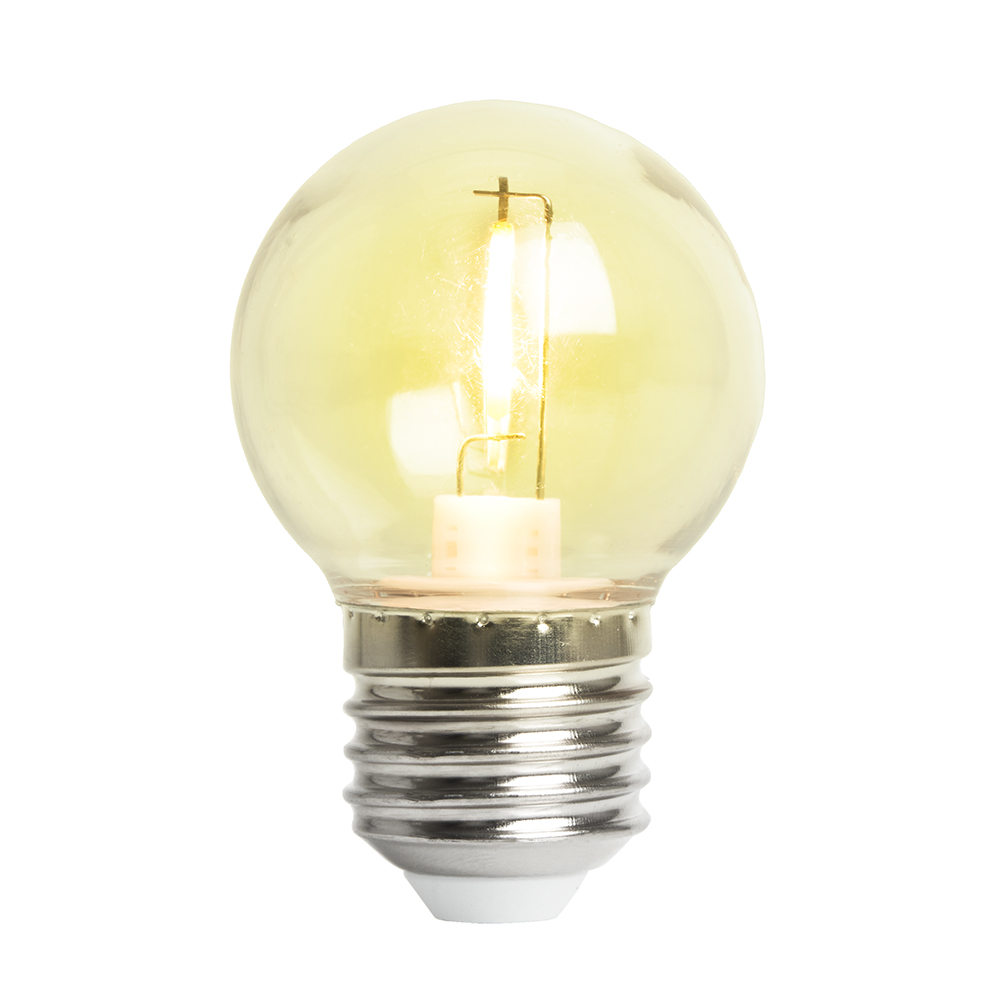 Светодиодная лампа Feron LB-383 Шар 2W 160Lm 2700K E27 48931, цвет теплый - фото 1