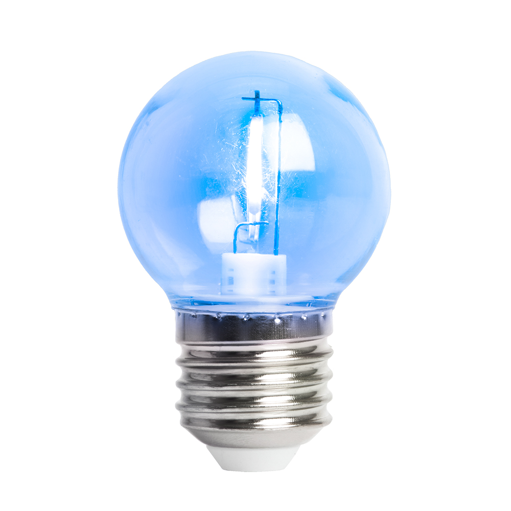 Светодиодная лампа Feron LB-383 Шар 2W 160Lm Синий E27 48934 - фото 1