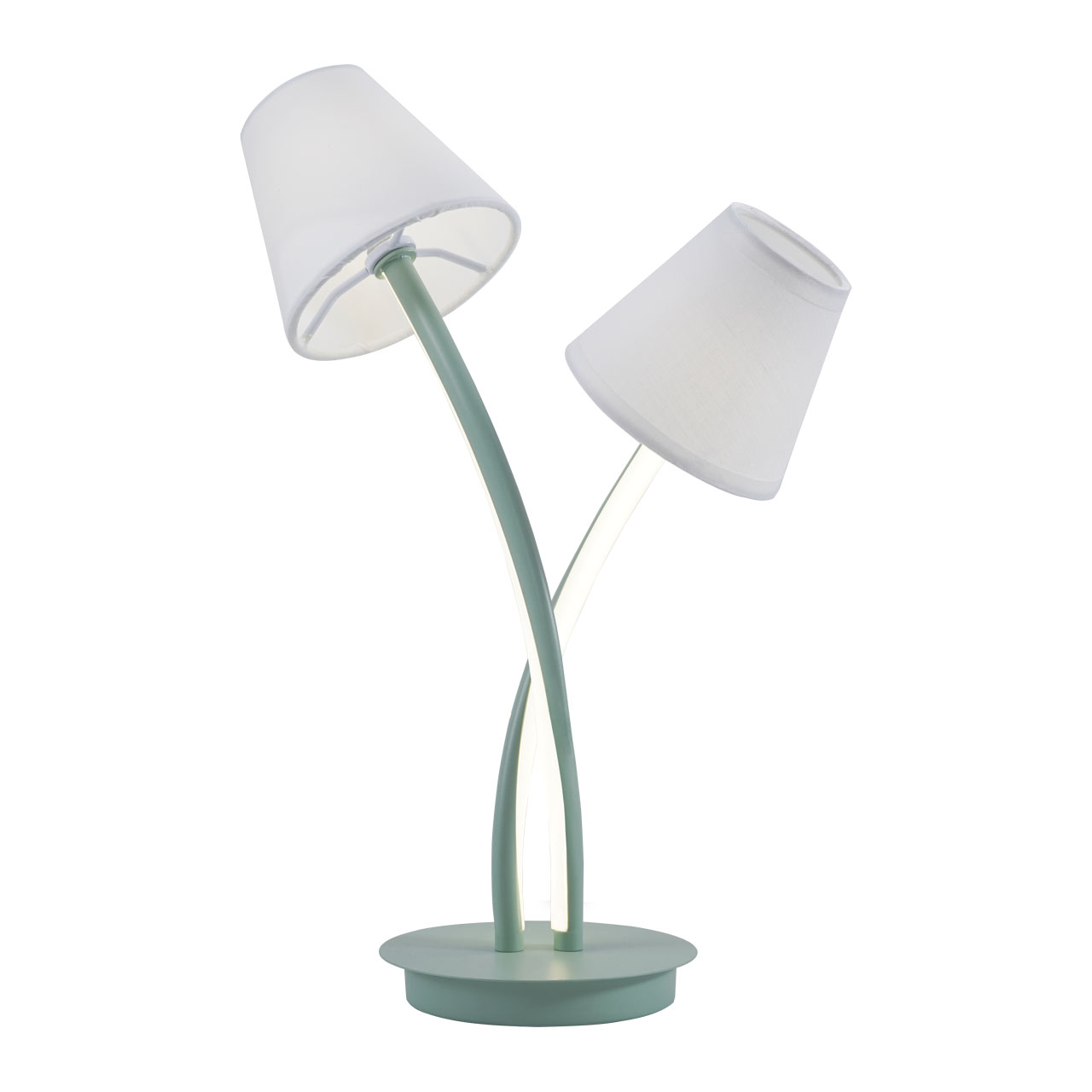 Декоративная настольная лампа MW-Light АЭЛИТА 480033302, цвет белый - фото 1