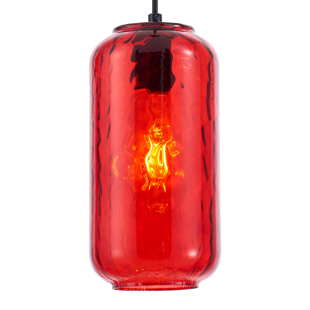 Подвесной светильник Escada RISE 10177/1S Black/Red, цвет красный;прозрачный 10177/1S Black/Red - фото 2