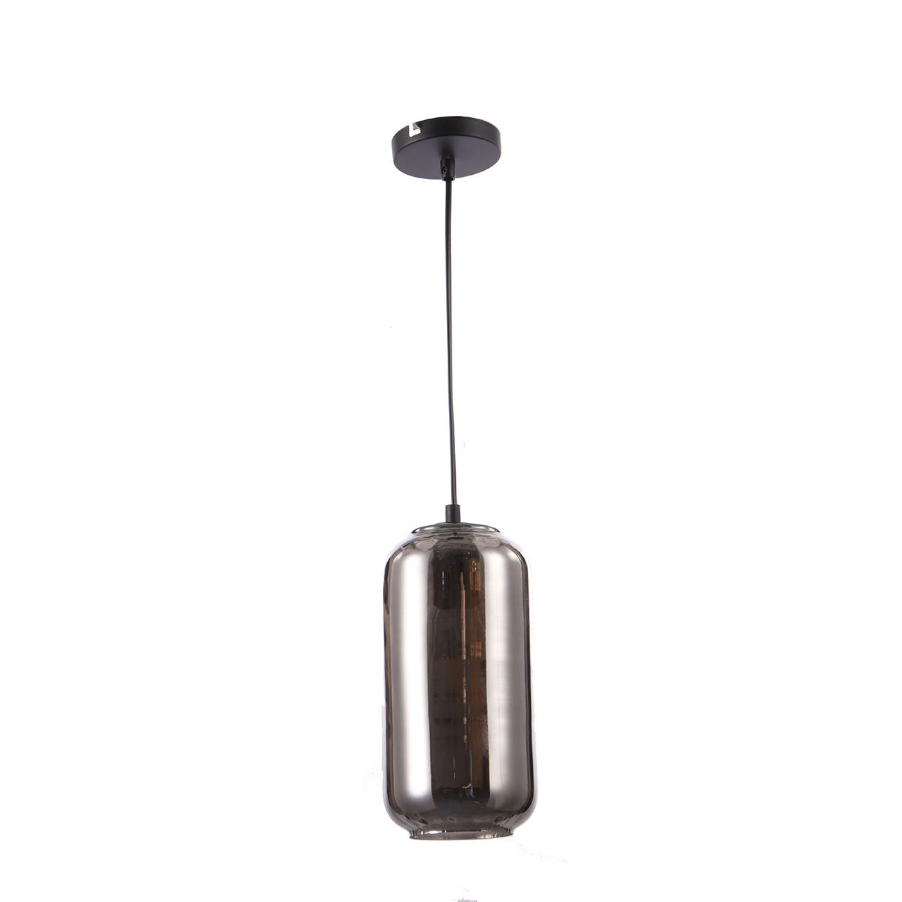 Подвесной светильник Escada RISE 10177/1S Black/Smoke, цвет серый;прозрачный 10177/1S Black/Smoke - фото 1