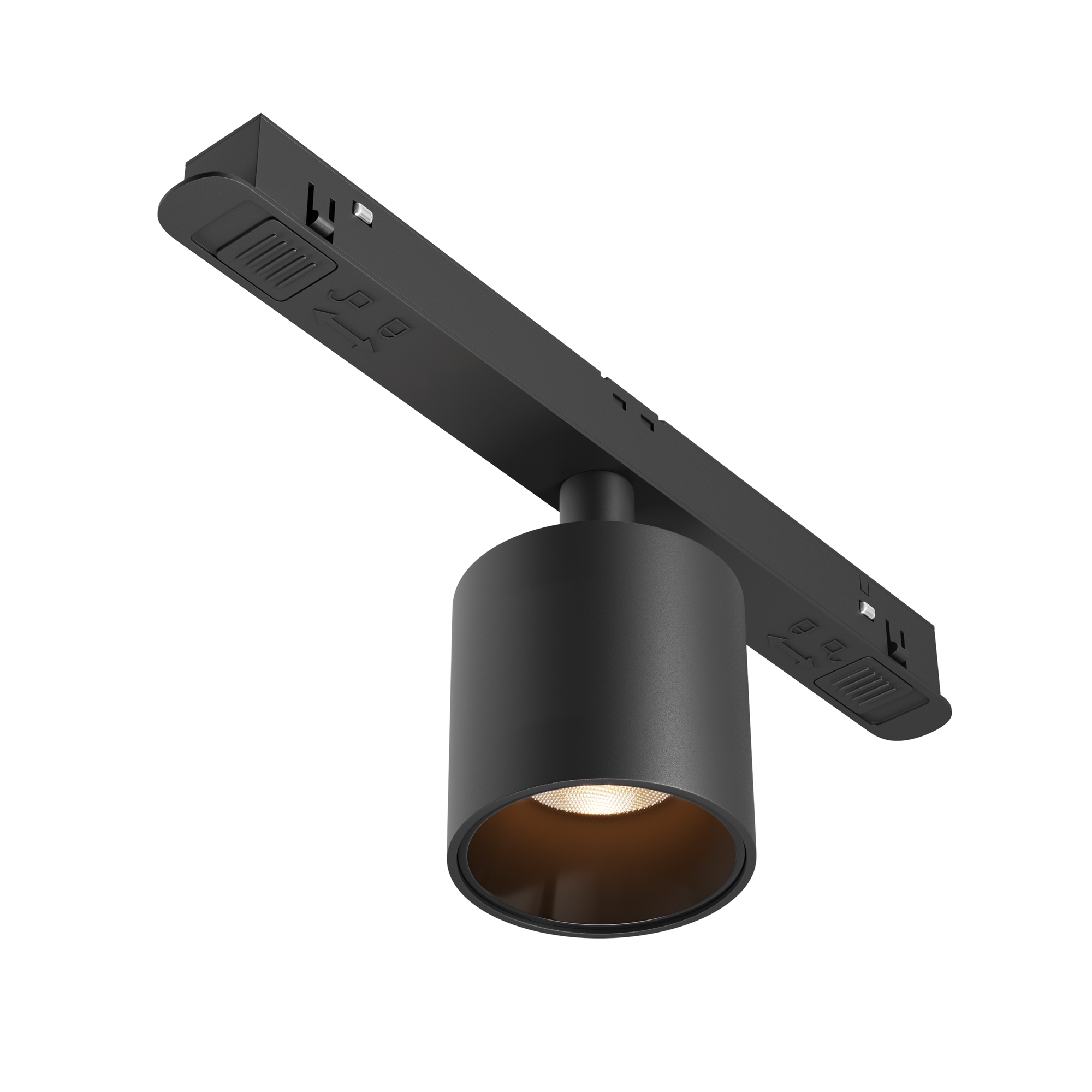 Магнитный трековый светильник Maytoni ALFA S TR132-2-7W3K-B, цвет чёрный - фото 1