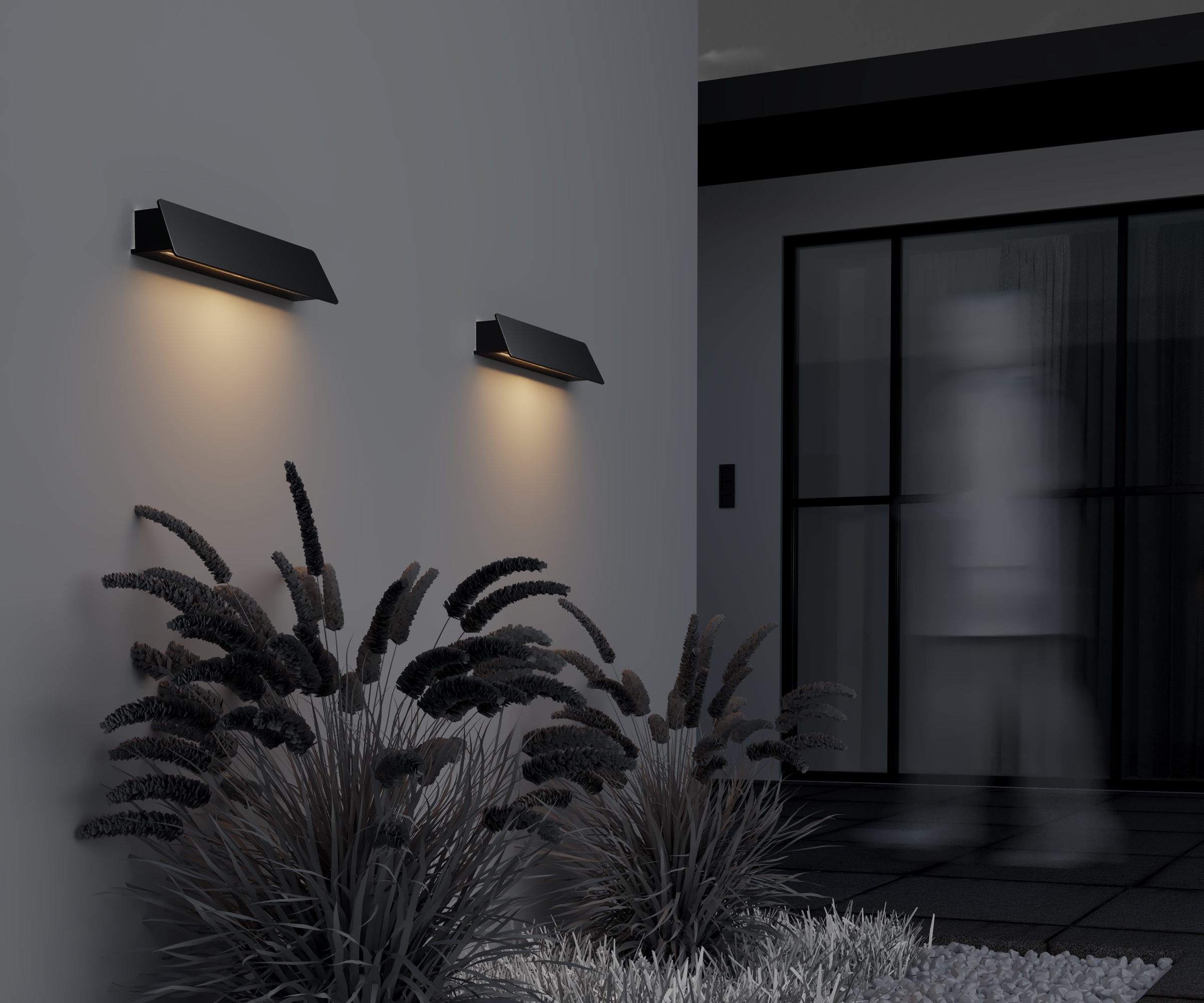 Уличный настенный светильник Maytoni TRUPP O429WL-L10GF3K, цвет серый - фото 6