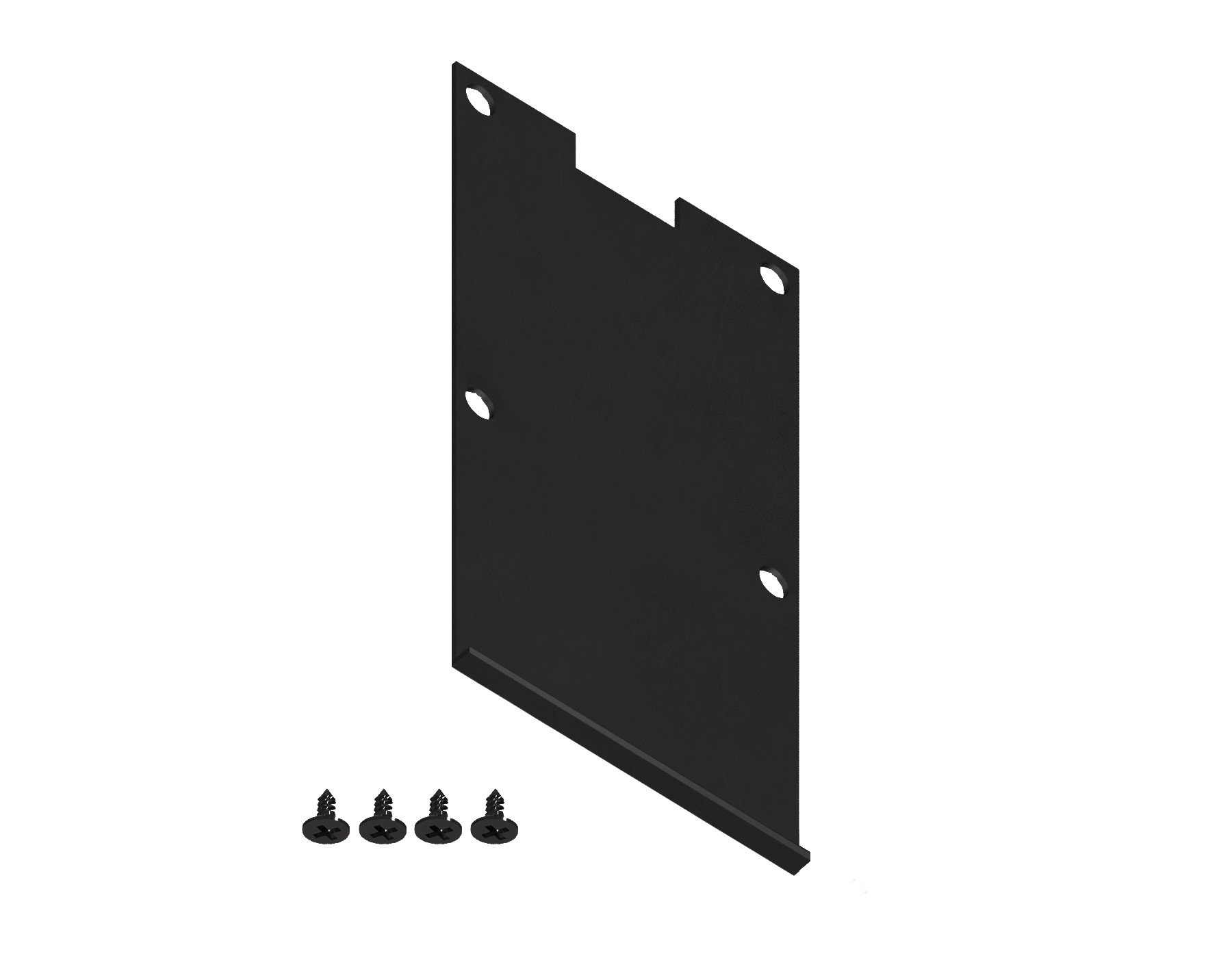 Комплект заглушек для профиля (4шт) Ambrella light ALUM PROFILE GP8501, цвет чёрный - фото 2