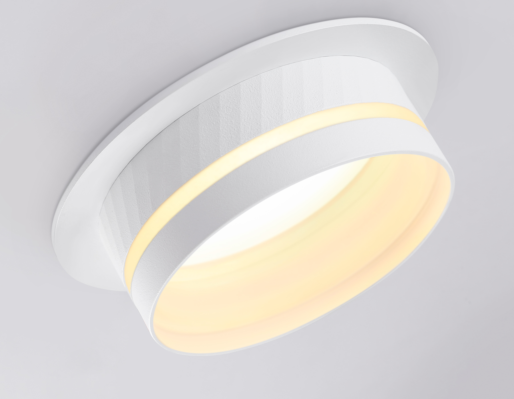 Точечный встраиваемый светильник Ambrella light GX53 ACRYLIC TECH TN5218, цвет белый;матовый - фото 6