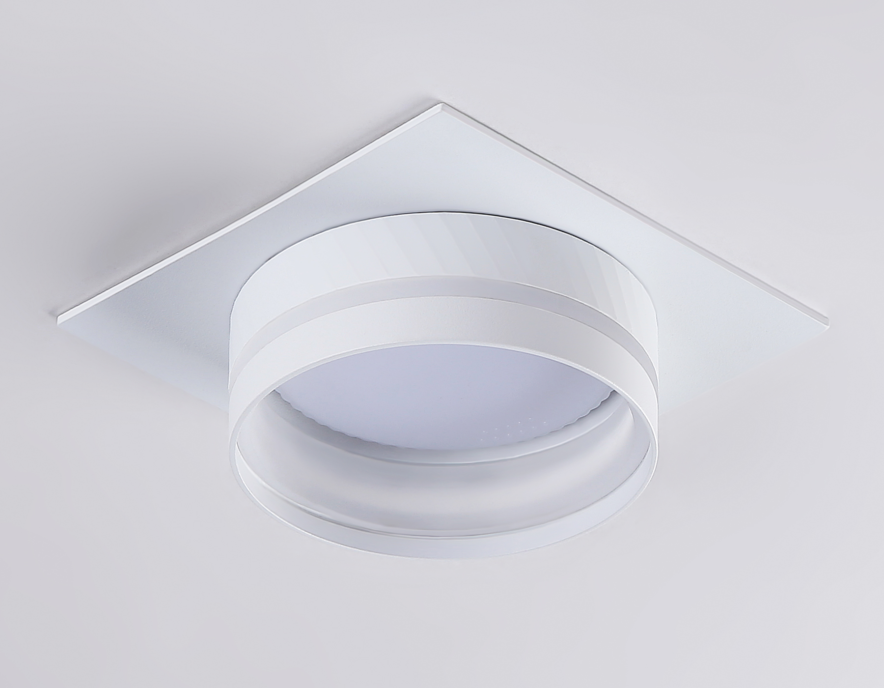 Точечный встраиваемый светильник Ambrella light GX53 ACRYLIC TECH TN5221, цвет белый;матовый - фото 2