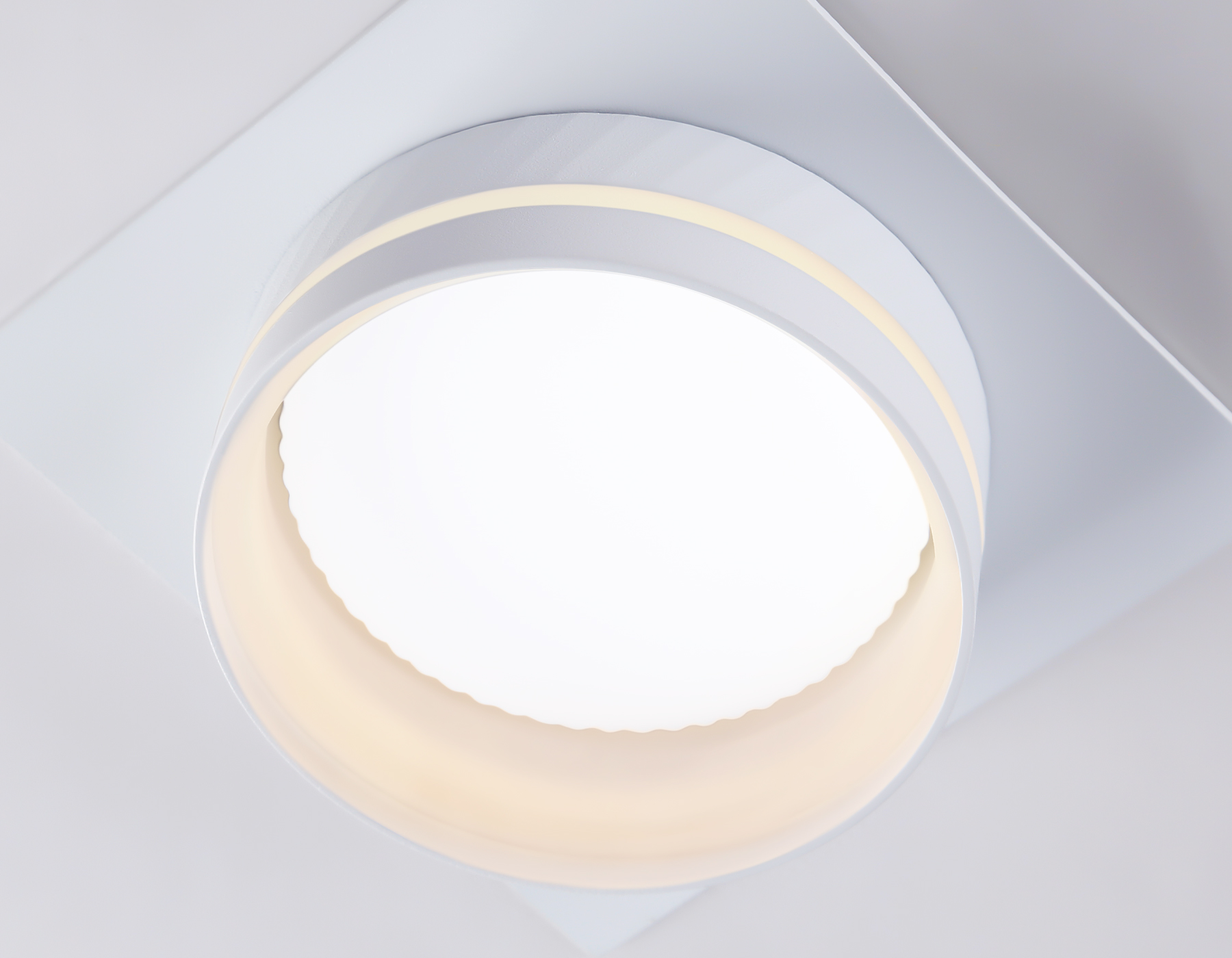 Точечный встраиваемый светильник Ambrella light GX53 ACRYLIC TECH TN5221, цвет белый;матовый - фото 5