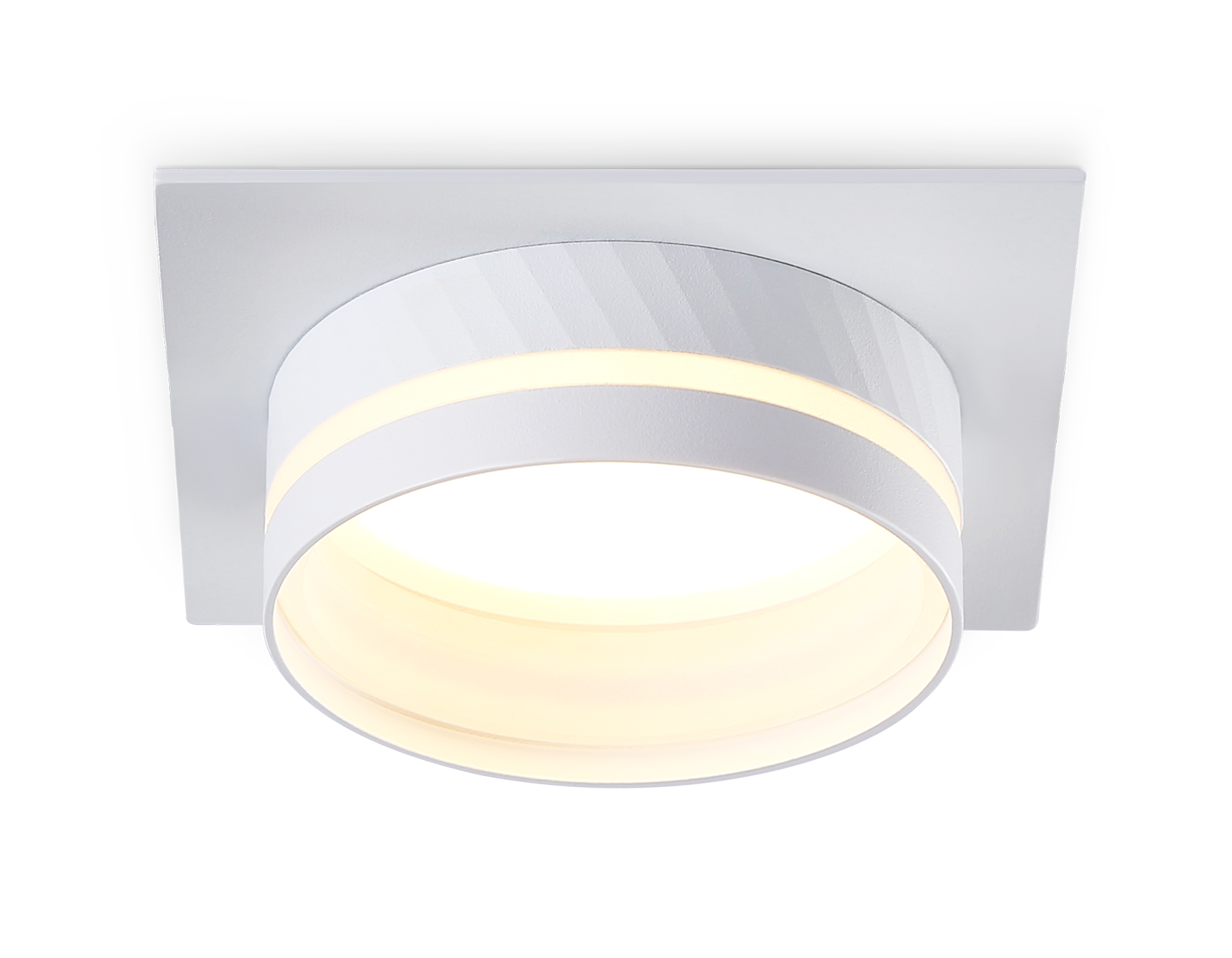 Точечный встраиваемый светильник Ambrella light GX53 ACRYLIC TECH TN5221, цвет белый;матовый - фото 1