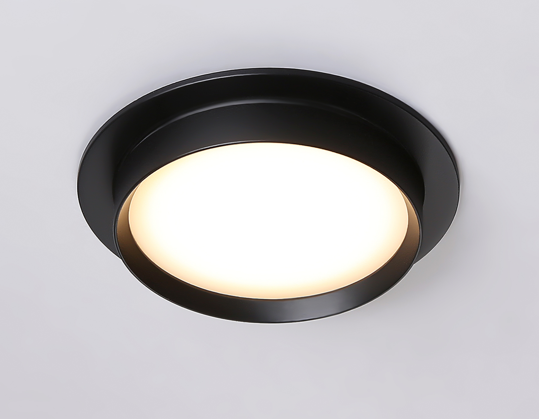 Точечный встраиваемый светильник Ambrella light GX53 ACRYLIC TECH TN5227, цвет чёрный - фото 3