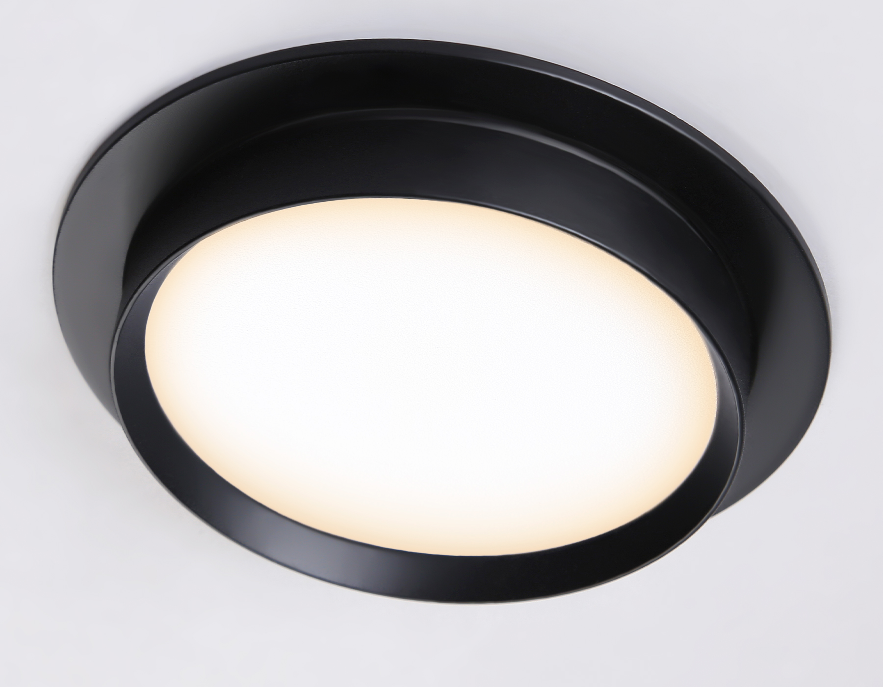 Точечный встраиваемый светильник Ambrella light GX53 ACRYLIC TECH TN5227, цвет чёрный - фото 5