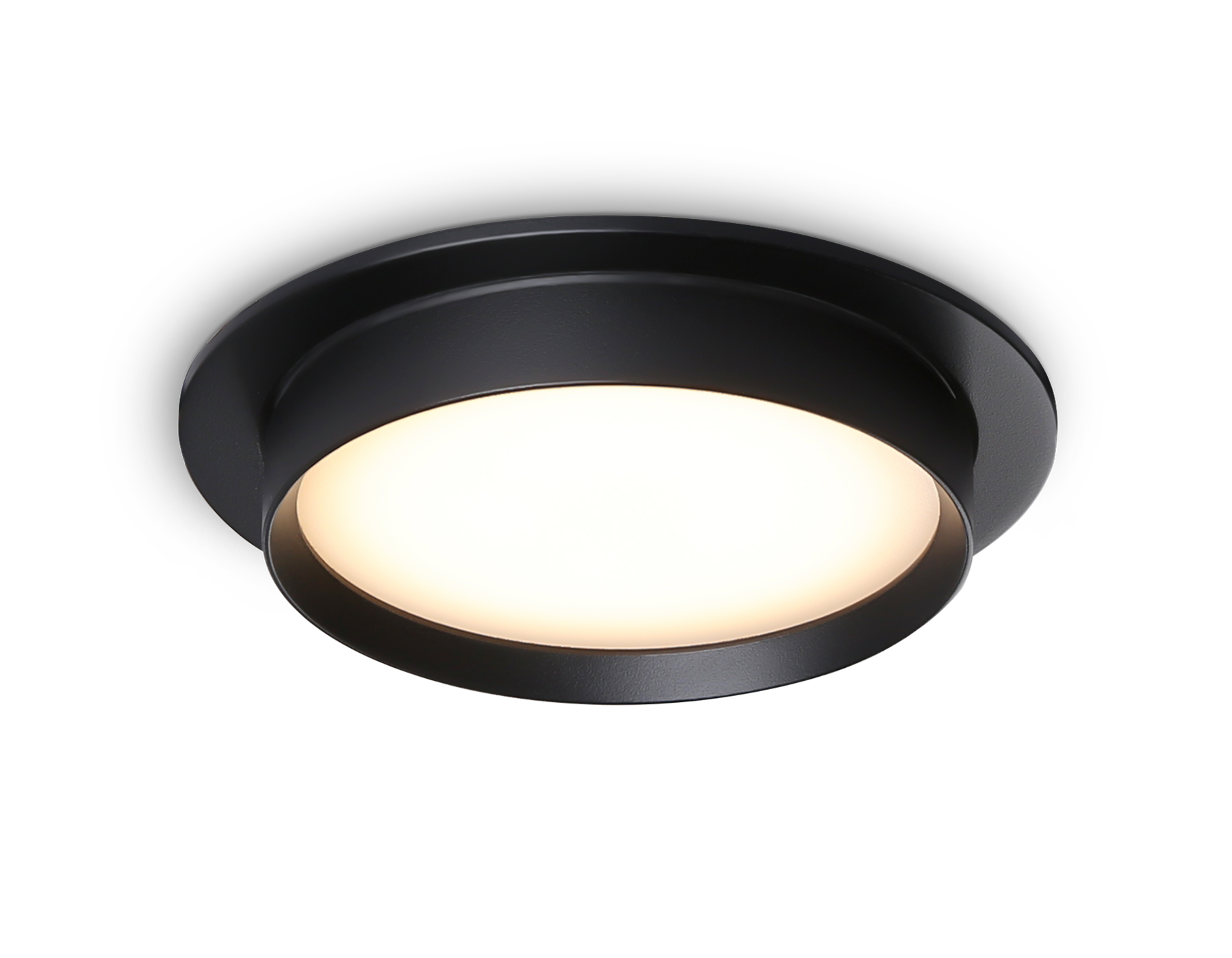 Точечный встраиваемый светильник Ambrella light GX53 ACRYLIC TECH TN5227, цвет чёрный - фото 1