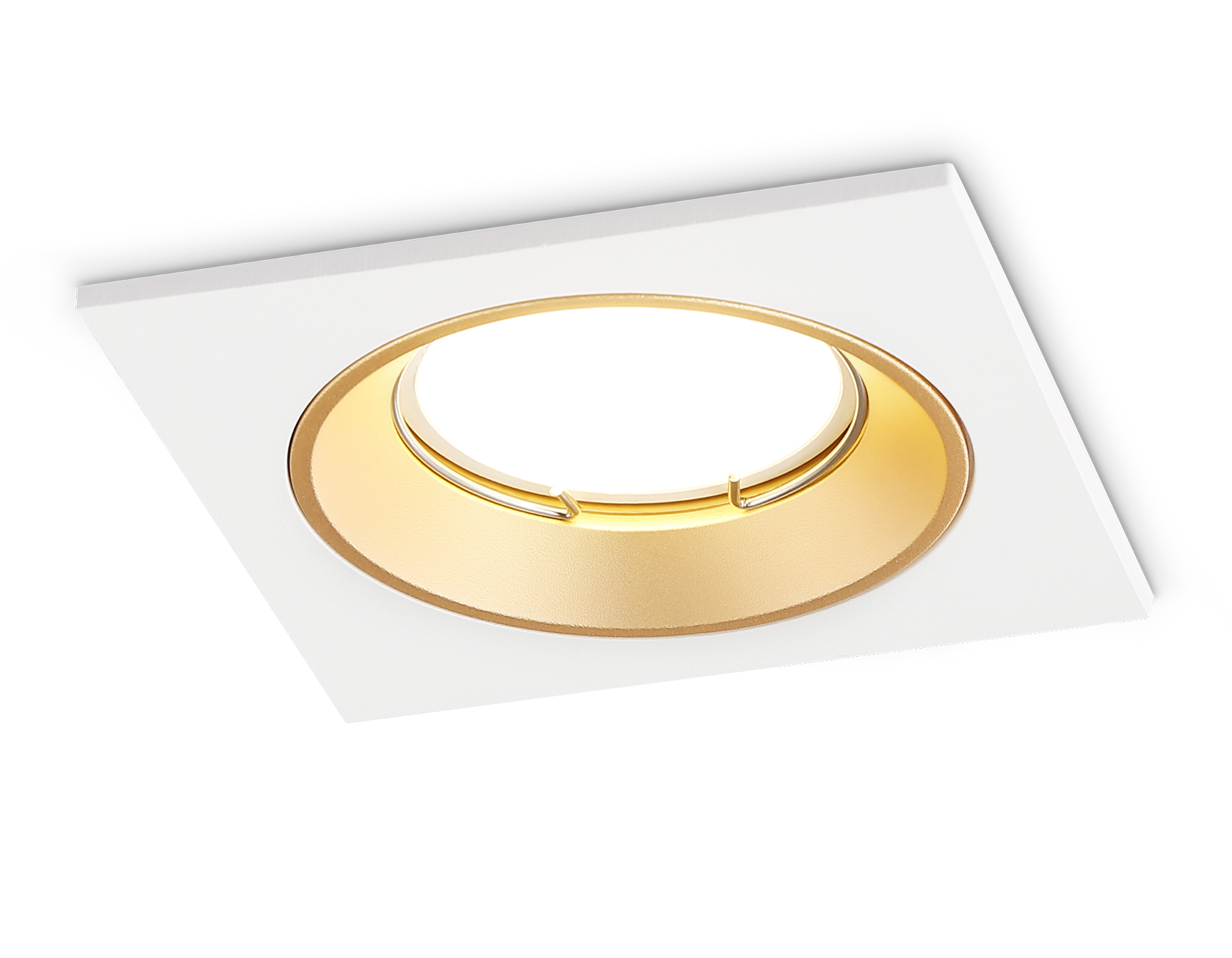 Точечный встраиваемый светильник Ambrella light STANDARD TECH A8926, цвет белый;золотистый - фото 1