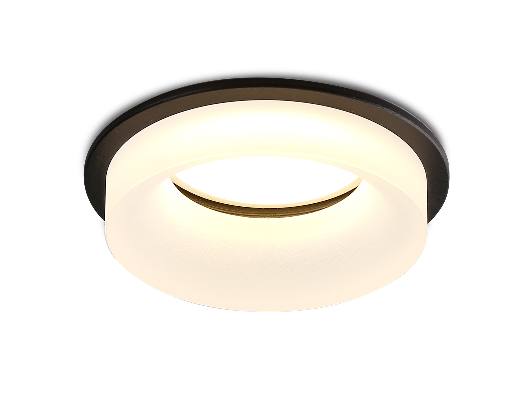 Точечный встраиваемый светильник Ambrella light ACRYLIC FROST TN1303, цвет чёрный;белый;матовый - фото 1
