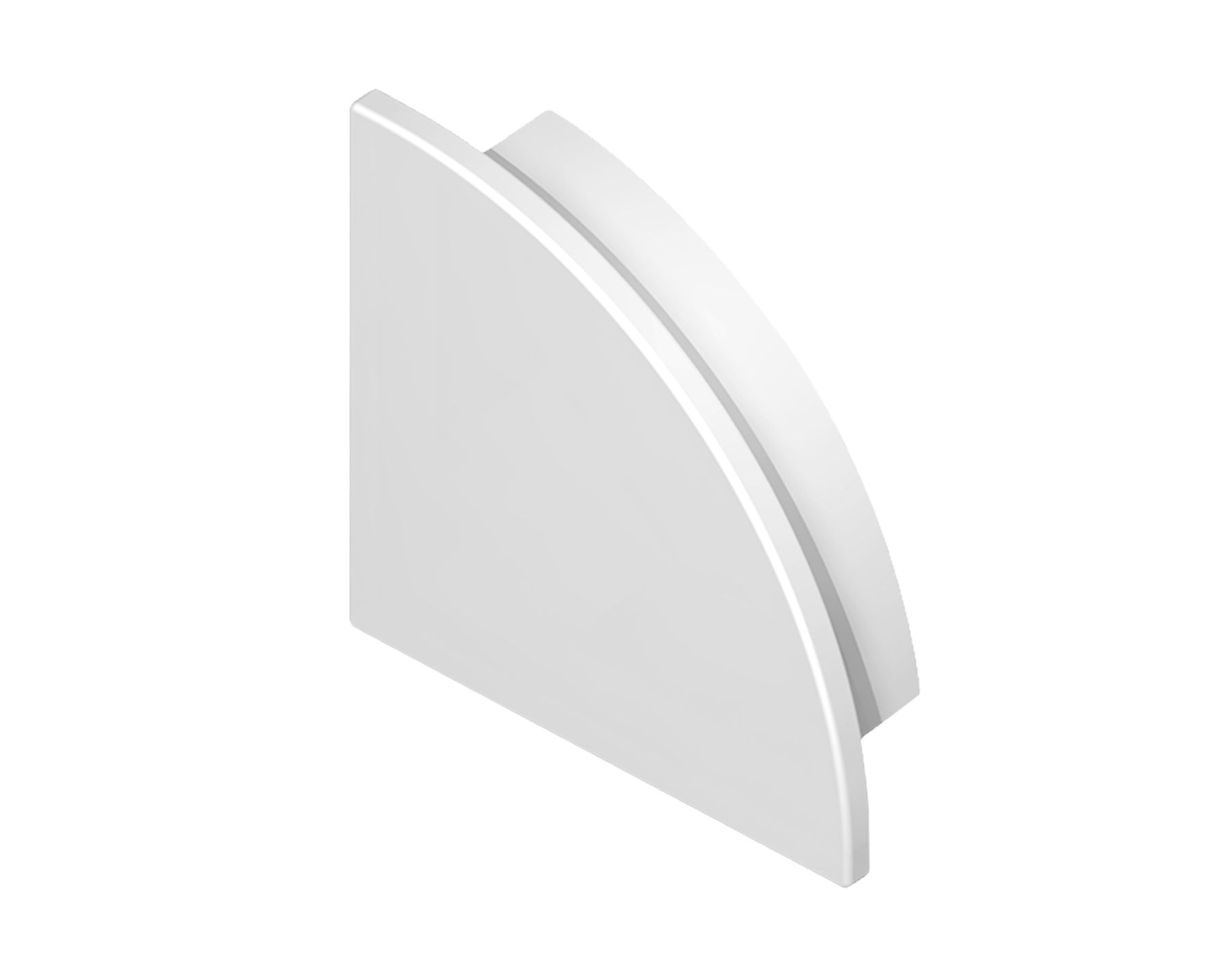 Комплект заглушек (4шт) для профиля Ambrella light ALUM PROFILE GP8460, цвет белый - фото 2