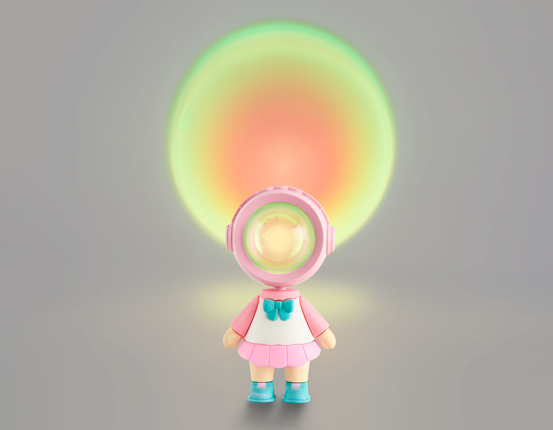 Детская настольная лампа Ambrella light DESK DE8244, цвет розовый