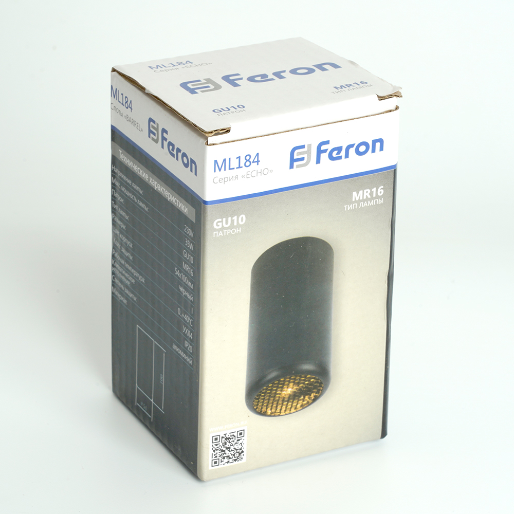 Точечный накладной светильник Feron 48392, цвет чёрный - фото 7