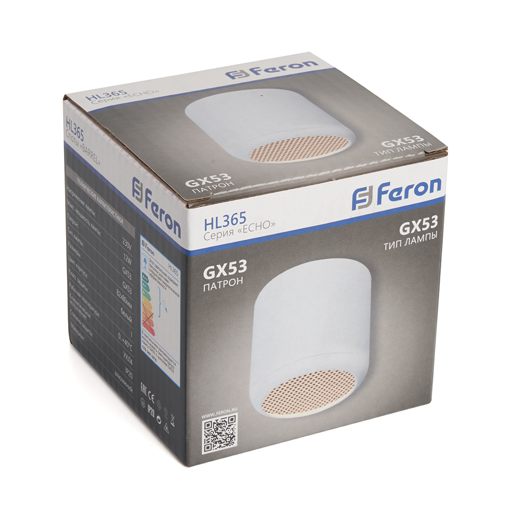 Точечный накладной светильник Feron 48401, цвет белый - фото 4