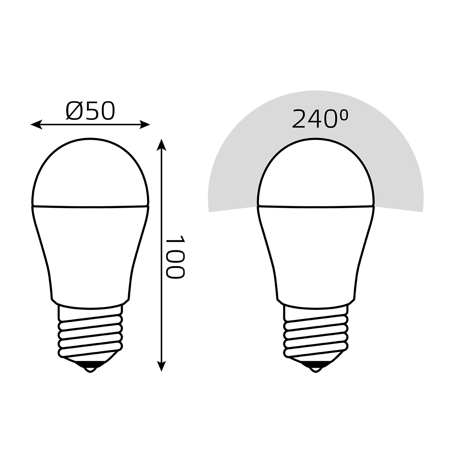 Светодиодная лампа Gauss BASIC Шар 13W 1200Lm 3000K E27 10502132, цвет белый - фото 7