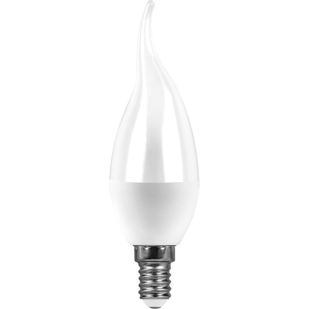 Светодиодная лампа Saffit Свеча на ветру 9W 810lm 6400K E14 55173, цвет белый;матовый - фото 2