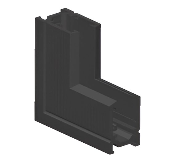 Соединитель L-образный для шинопровода ST Luce SUPER5 ST065.409.16, цвет чёрный;матовый