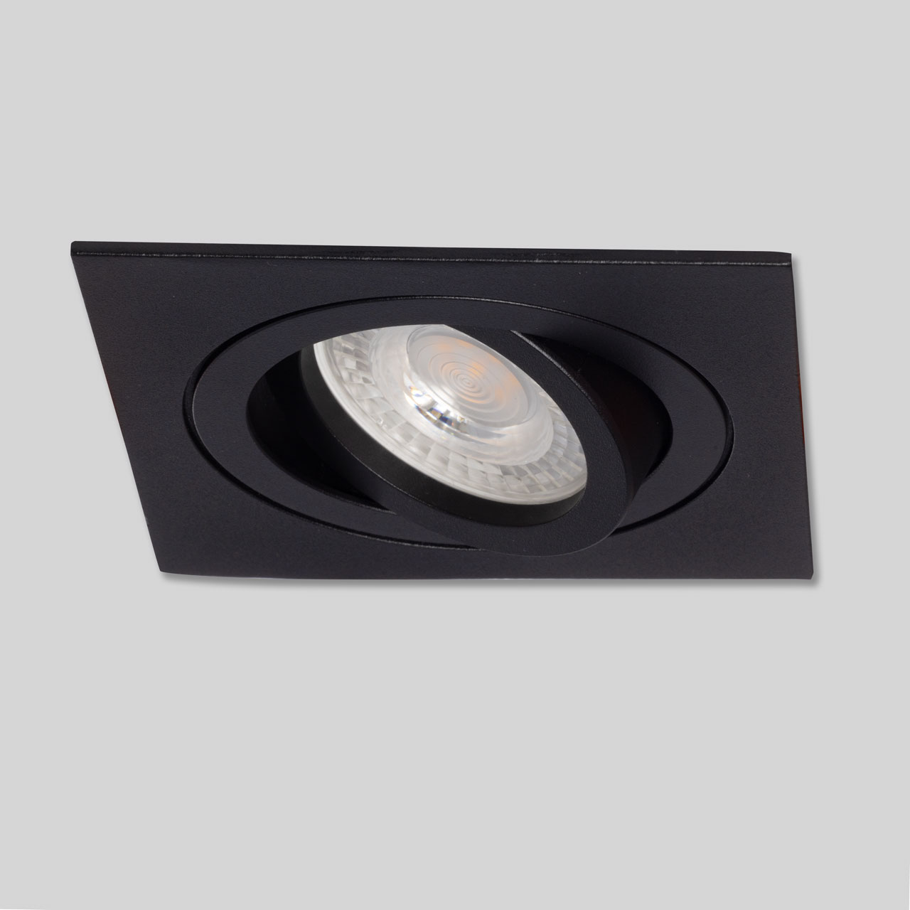 Точечный встраиваемый светильник De Markt ПРАЙМ 850012701, цвет чёрный - фото 3