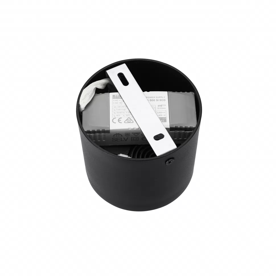 Точечный накладной светильник iLedex METRICA 113-12W-D100-4000K-24DG-BK, цвет чёрный - фото 4