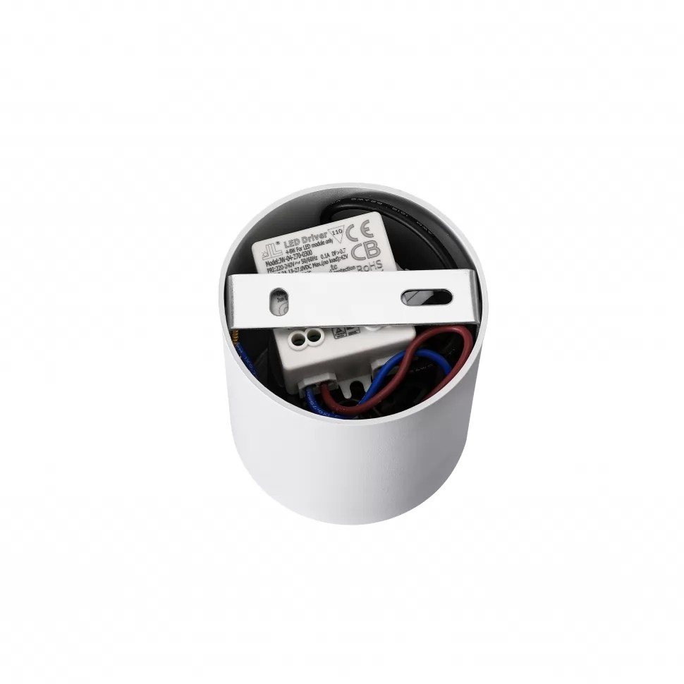 Точечный накладной светильник iLedex METRICA 108-7W-D80-4000K-24DG-WH, цвет белый - фото 3