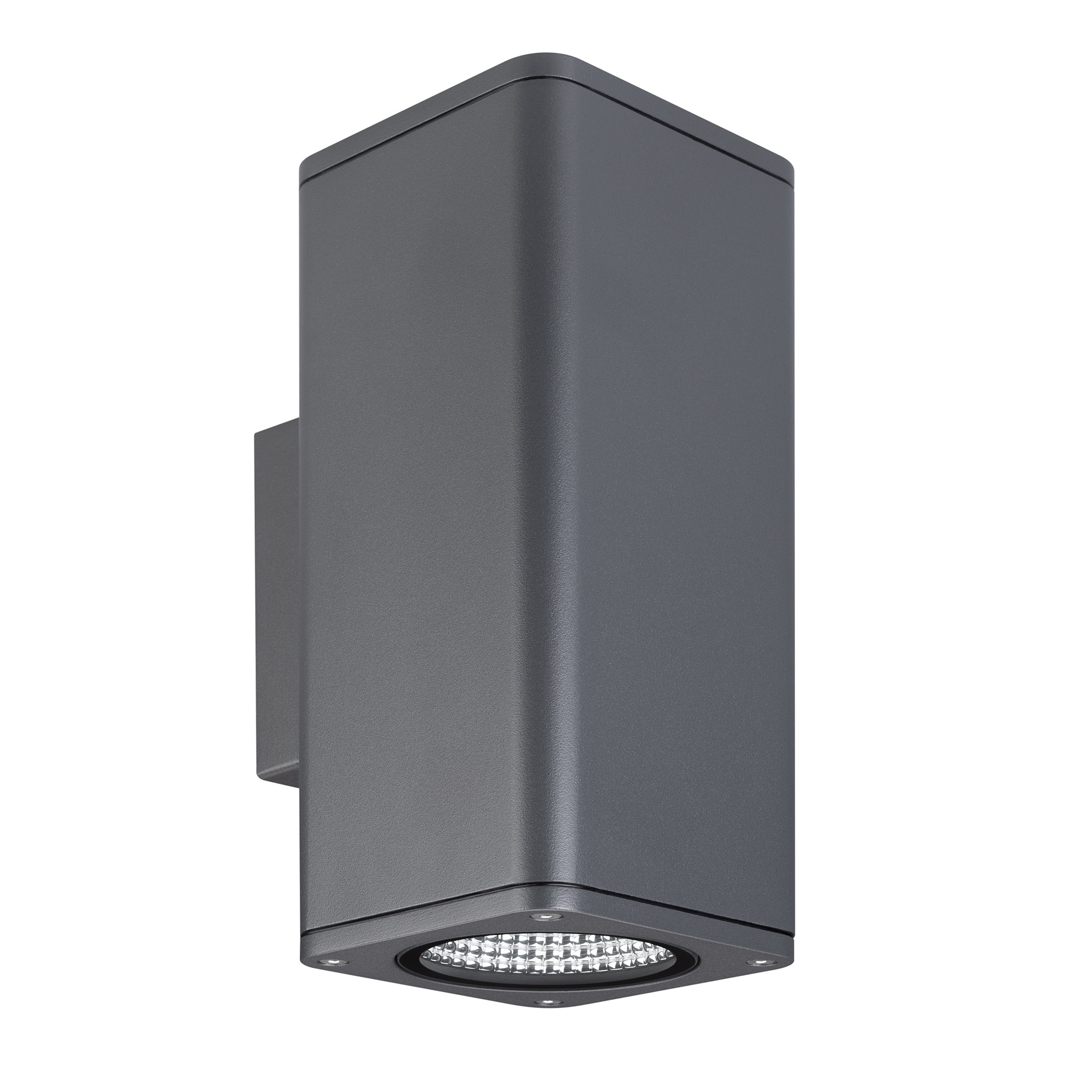 Фасадный светильник LGD-EVO-WALL-TWIN-S100x100-2x12W Arlight 046195, цвет теплый