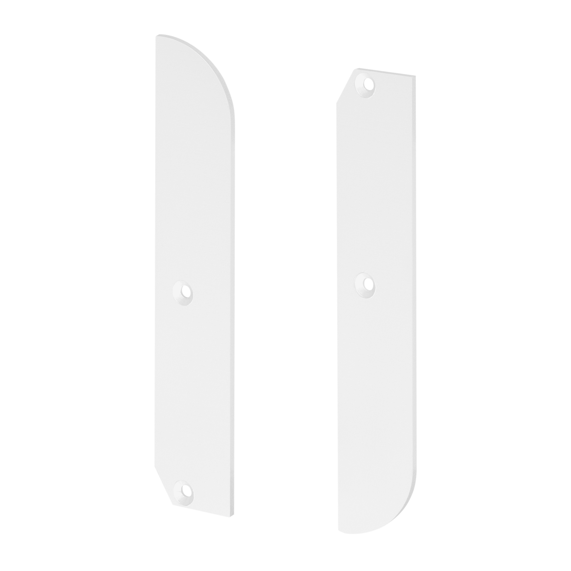 Комплект заглушек для профиля (2шт) PLINTUS-H80 WHITE Arlight 046159