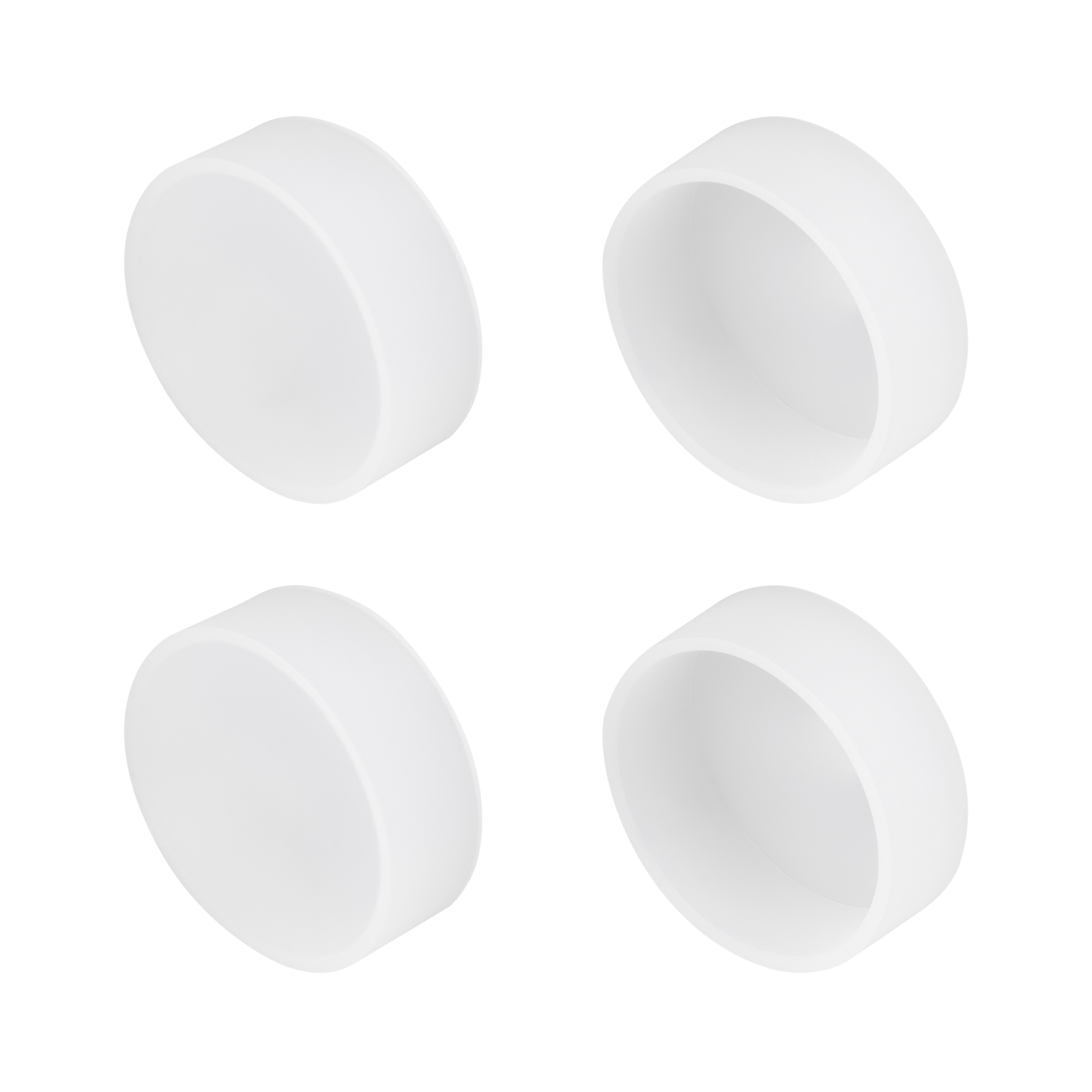 Комплект заглушек для профиля (4шт) WPH-FLEX-D40-360deg WHITE Arlight 047248