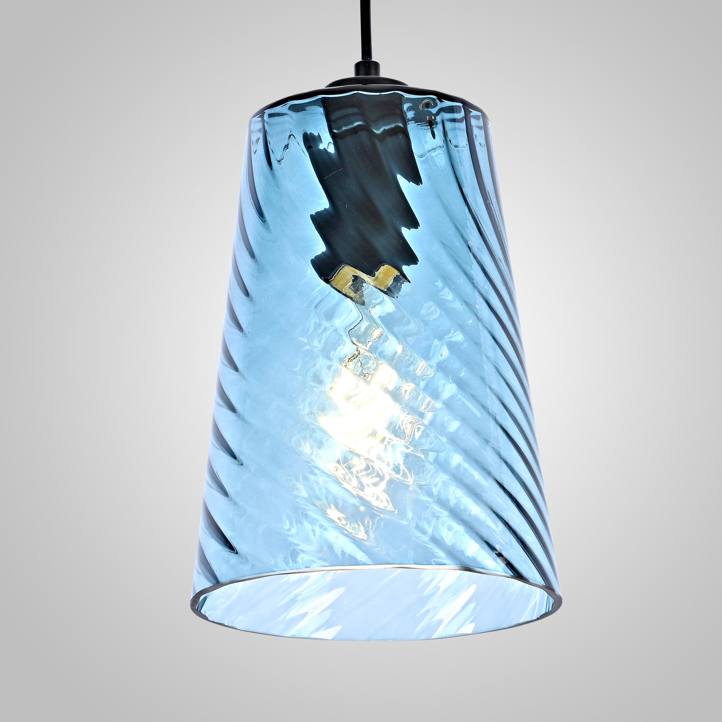 Подвесной светильник Imperiumloft CL RIB 219460-26, цвет голубой - фото 1