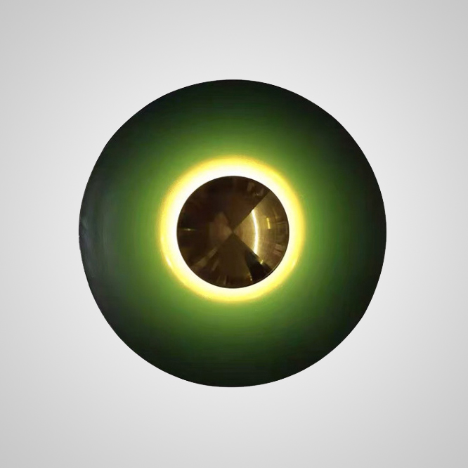 Настенный светильник Imperiumloft ALESTA 209027-23, цвет зелёный - фото 1
