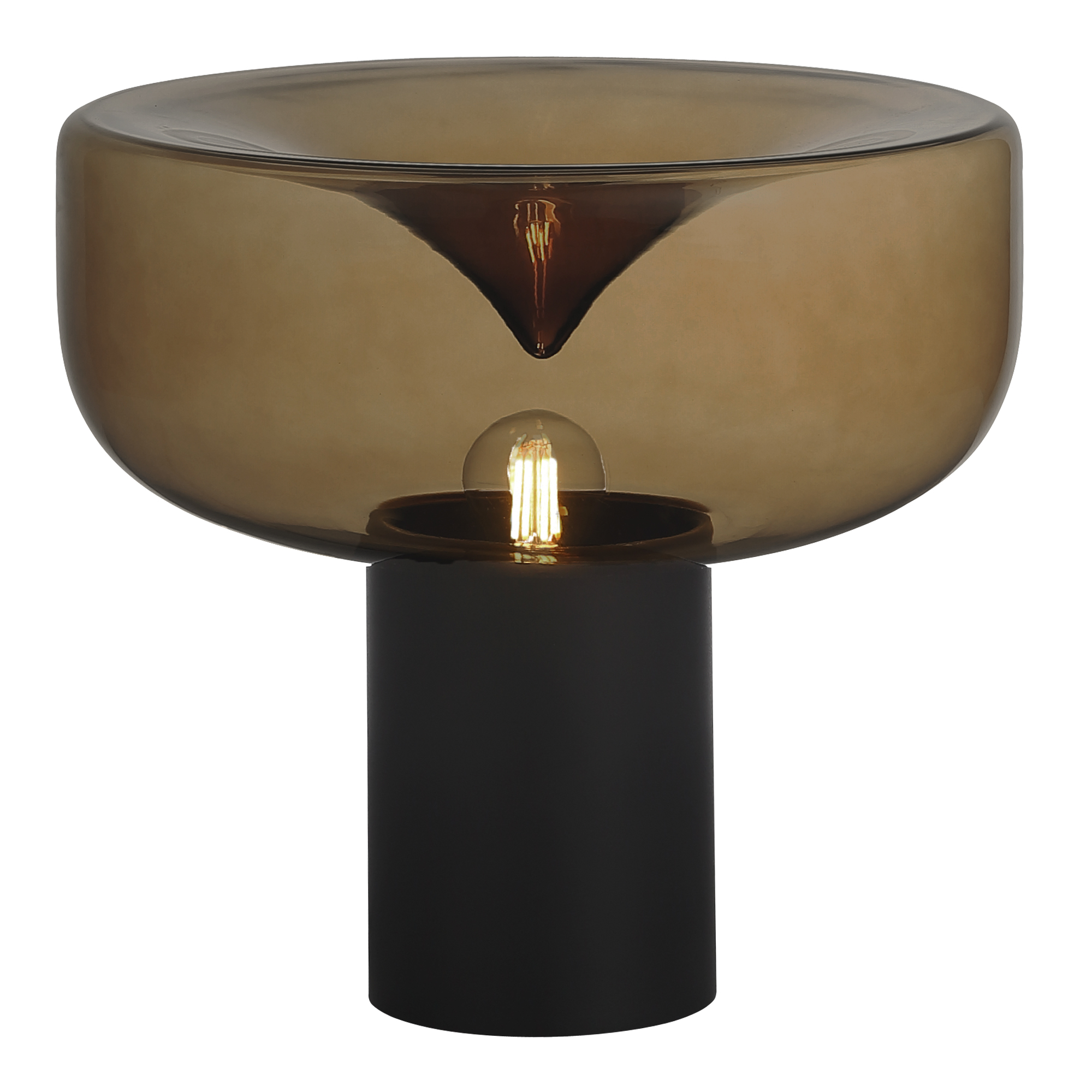 Декоративная настольная лампа ST Luce RIPPLE SL6014.414.01, цвет коричневый