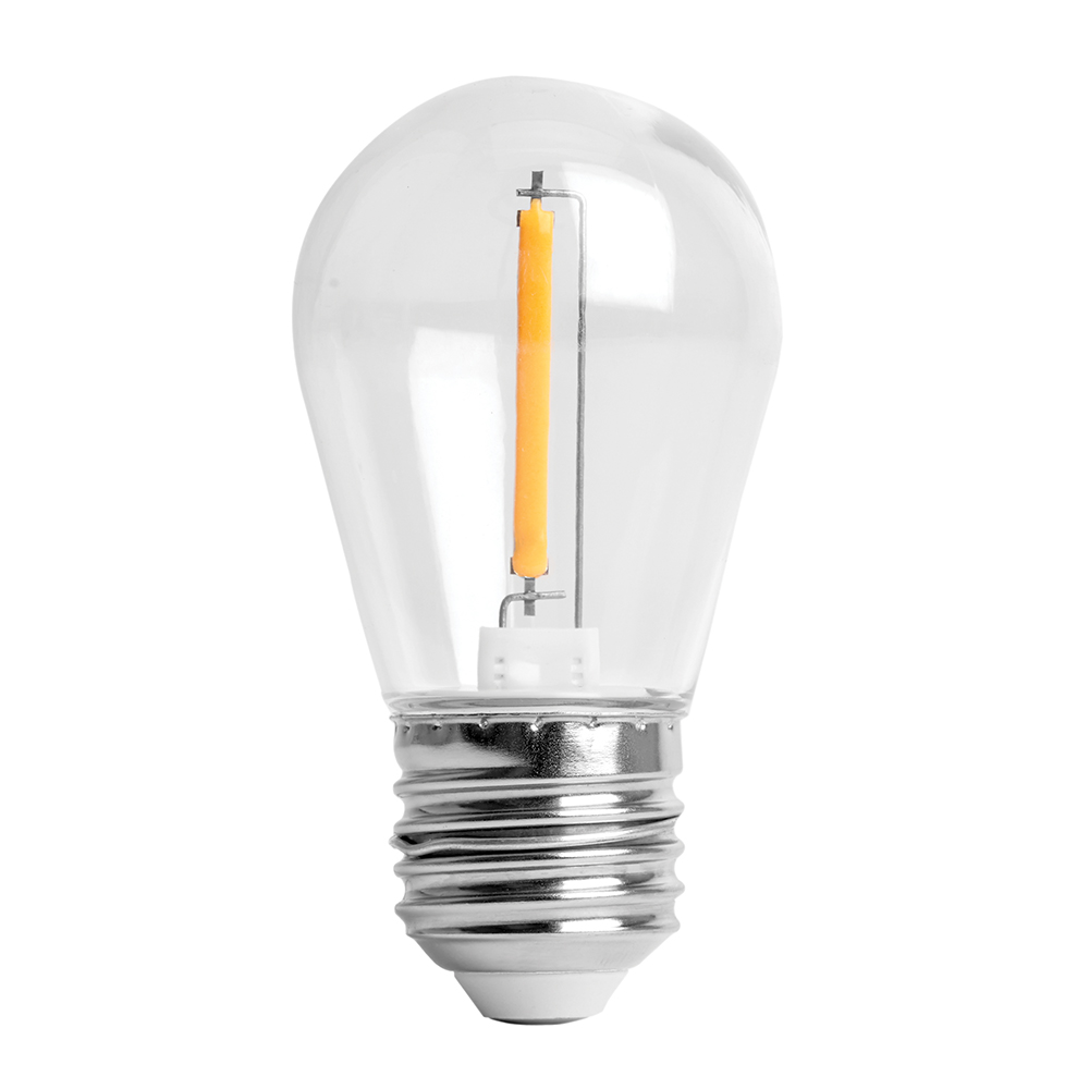 Светодиодная лампа Feron LB-384 S14 0,5W 2700К E27 51036, цвет теплый