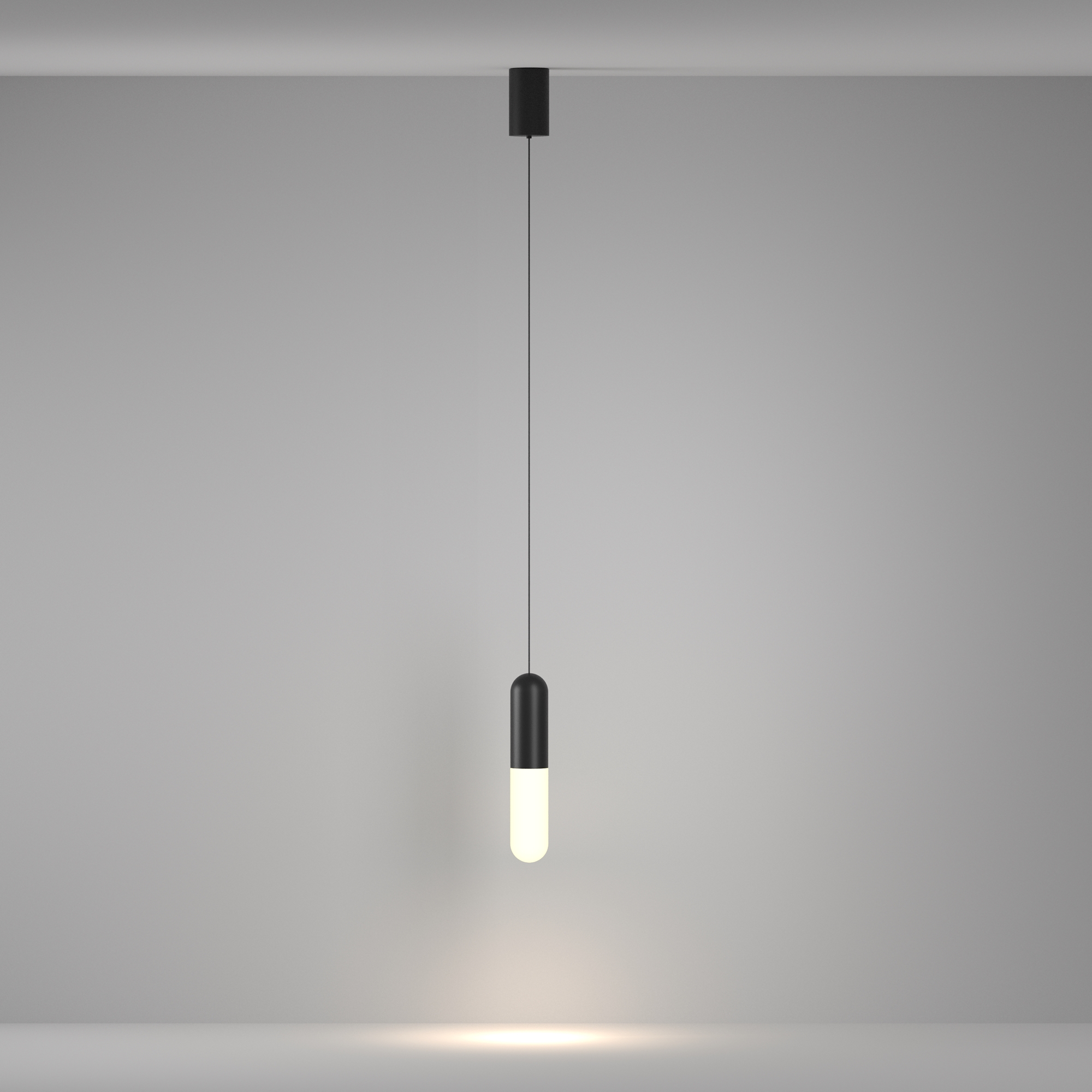 Подвесной светильник Maytoni MIST P101PL-L300-12W3K-B, цвет чёрный - фото 4