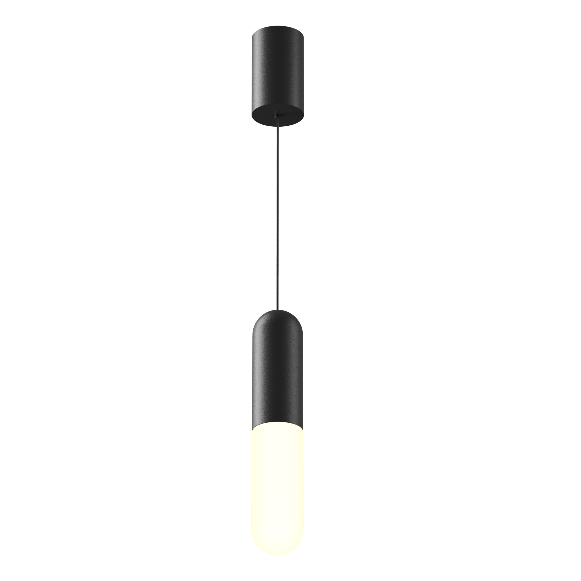 Подвесной светильник Maytoni MIST P101PL-L300-12W3K-B, цвет чёрный