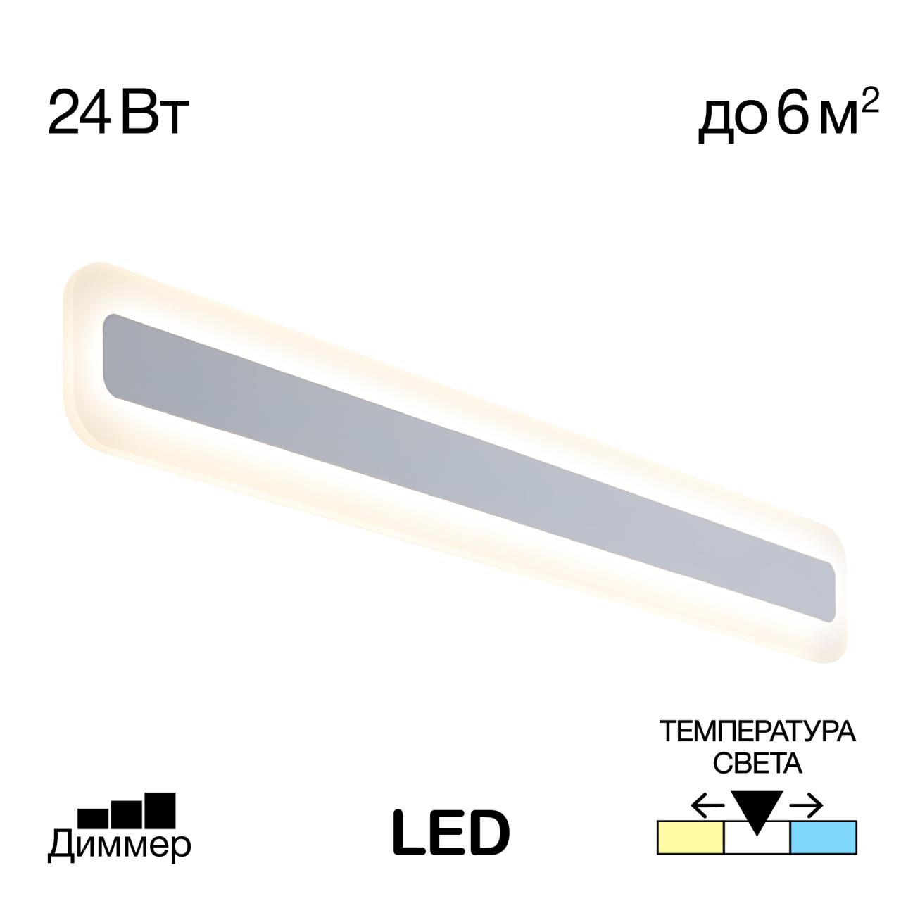 Настенный светильник Citilux ТРИНИТИ CL238560, цвет белый;матовый - фото 1