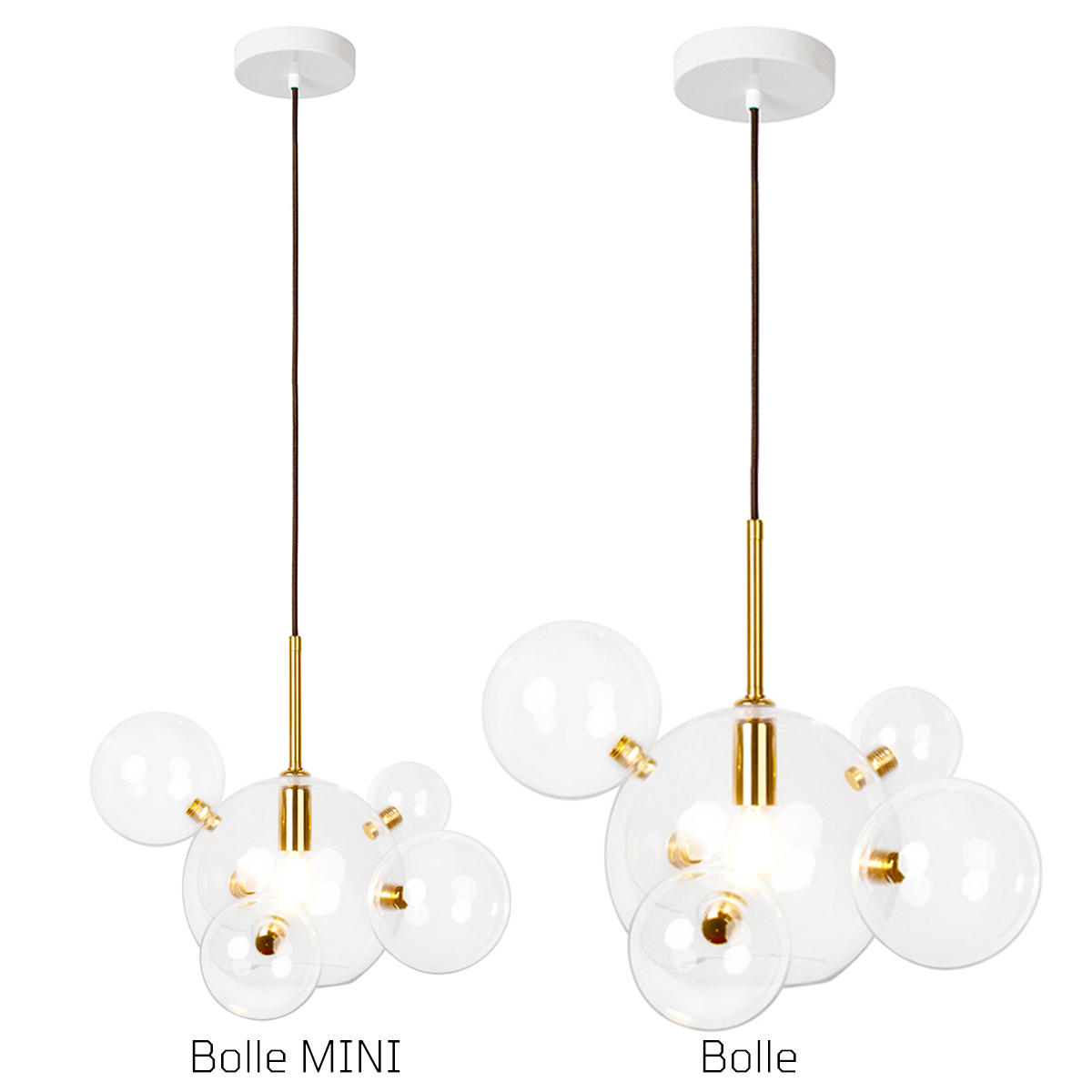 Подвесной светильник Loft It BOLLE 2027-P6 mini, цвет прозрачный - фото 7