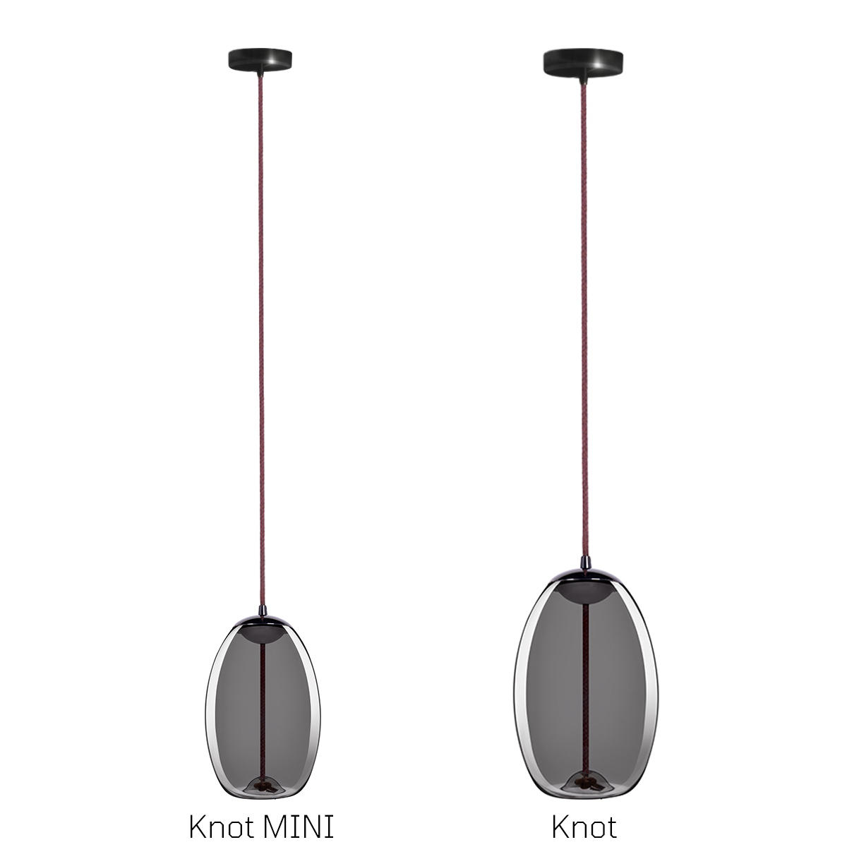 Подвесной светильник Loft It KNOT 8134-A mini, цвет серый - фото 6