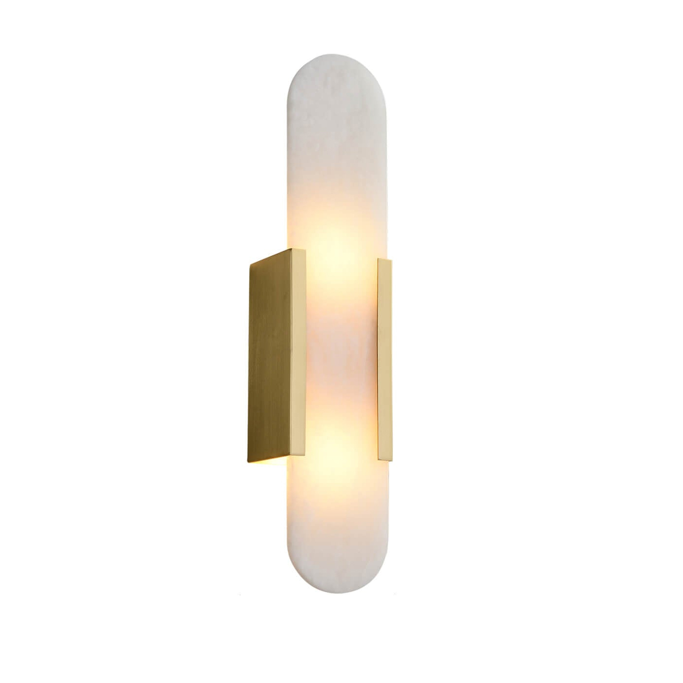 Настенный светильник Delight Collection WALL LAMP MT8955-2W brass, цвет белый;латунь