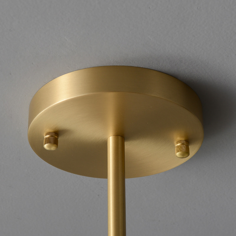 Подвесной светильник Delight Collection SORNO MT9056-4H brass, цвет белый;латунь - фото 5