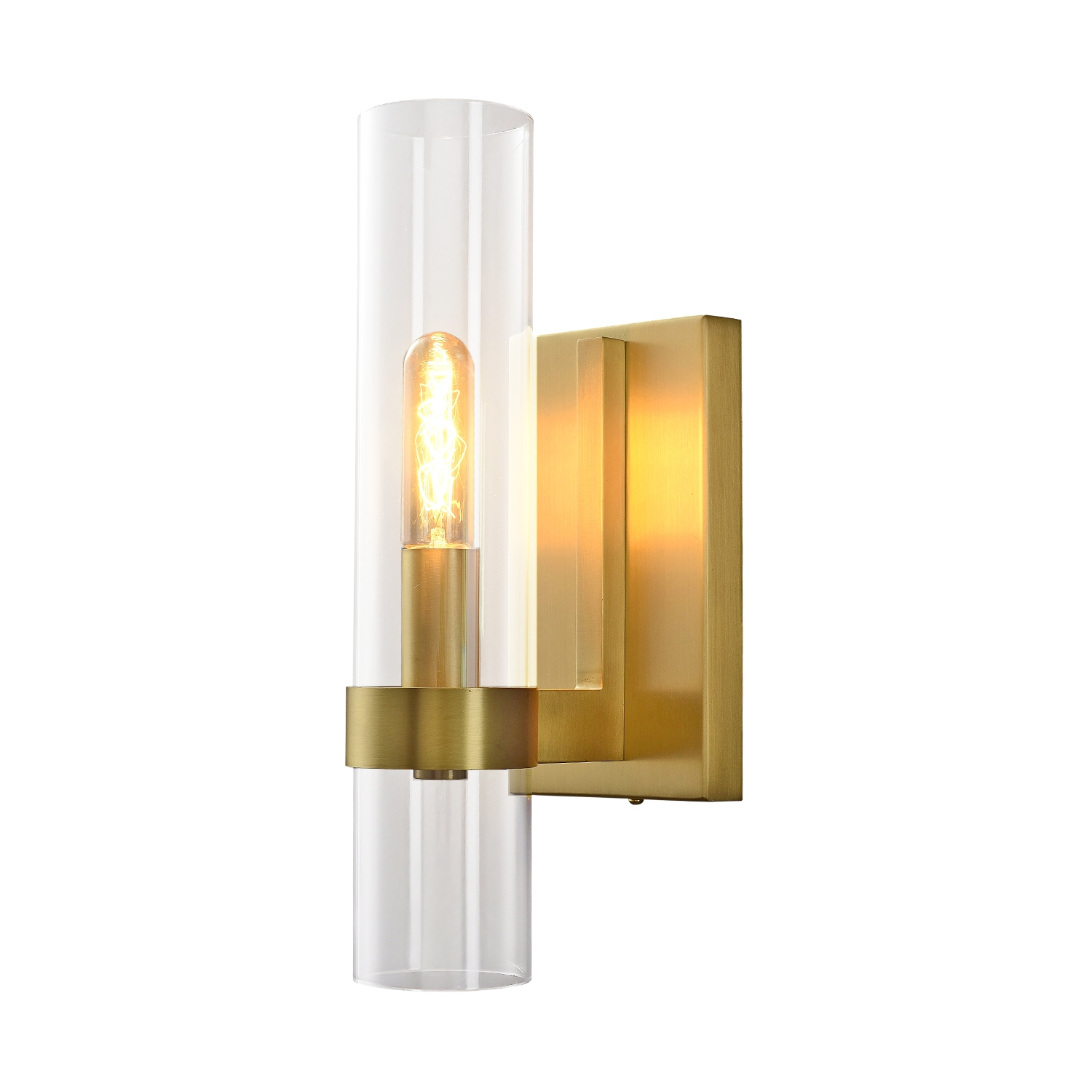 Бра Delight Collection WALL LAMP MT8869-1W brass, цвет латунь;прозрачный
