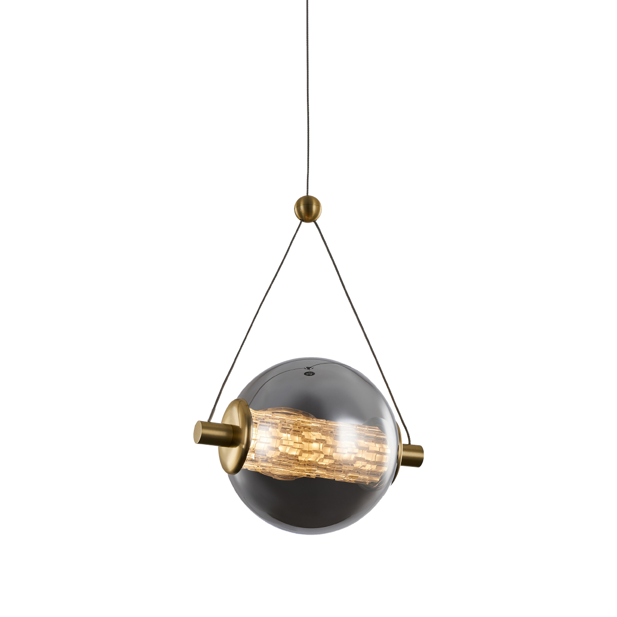 Подвесной светильник Delight Collection MD23030090-1D brass, цвет серый;латунь