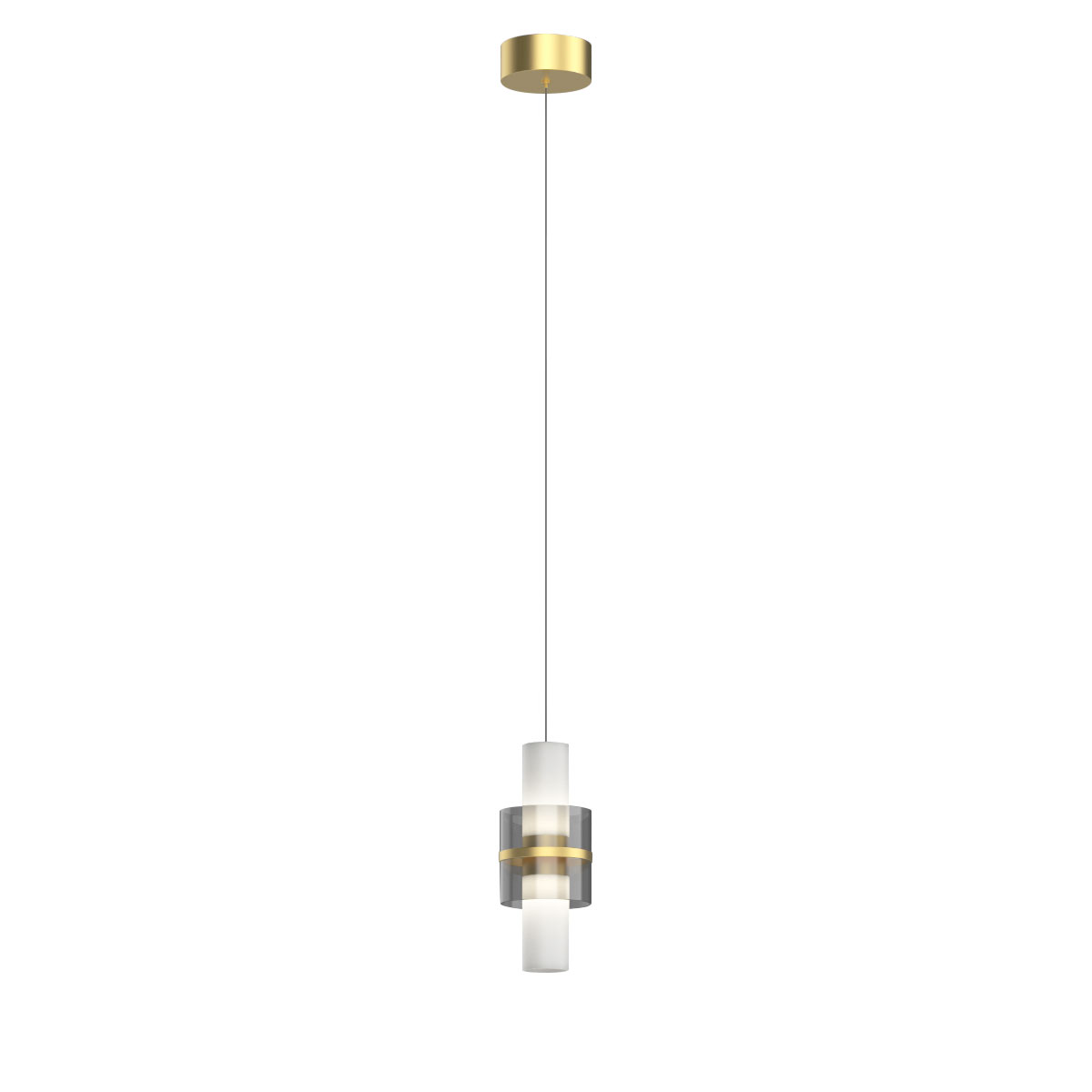 Подвесной светильник Delight Collection MD22001004-1A gold, цвет белый;золотистый;серый