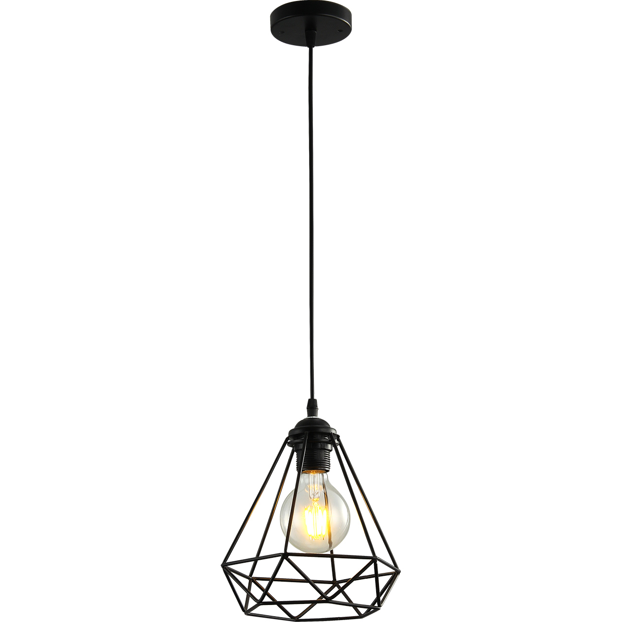 Подвесной светильник Imex MD.1706-1-P BK, цвет чёрный