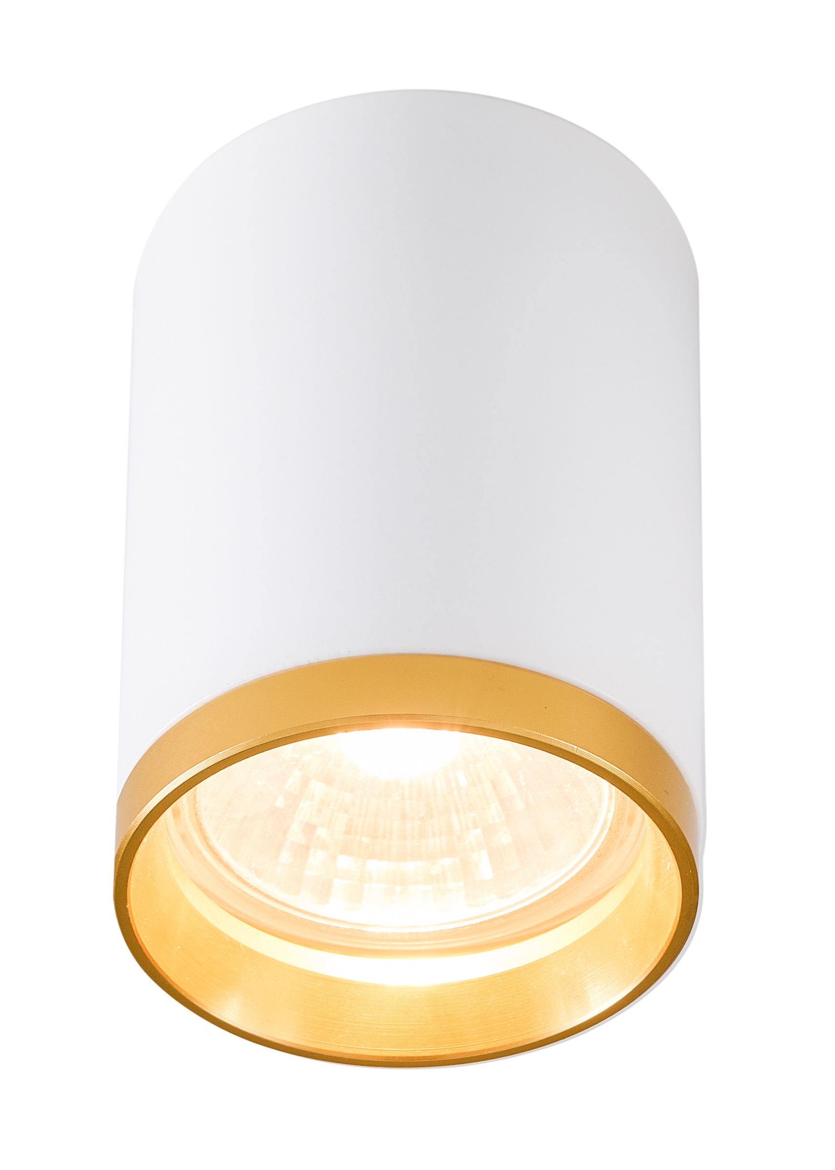 Точечный накладной светильник Imex SIMPLE IL.0005.5015 GD, цвет белый;золотистый - фото 1