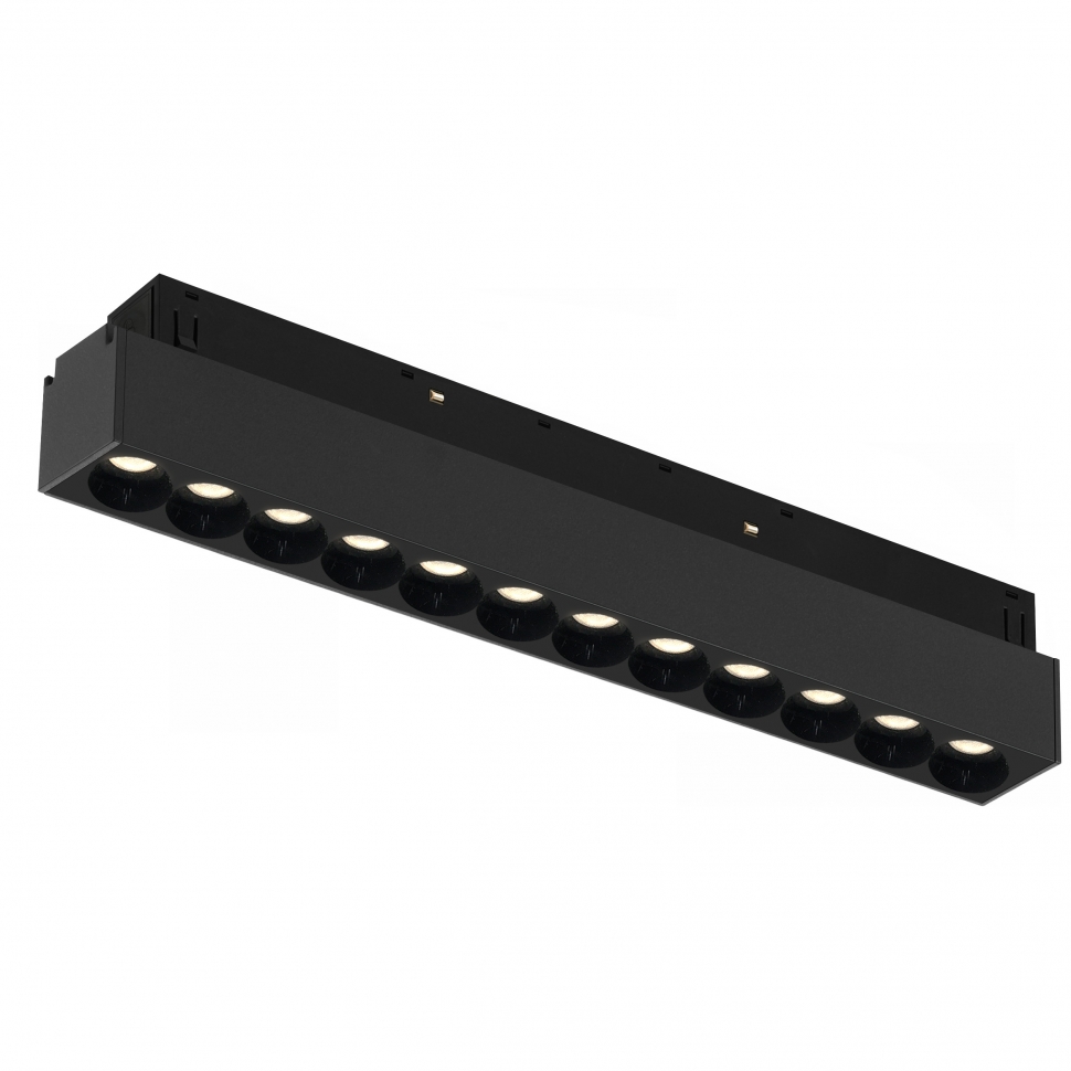 Магнитный трековый светильник iLedex VISION48/22 4822-002-L235-12W-38DG-3000K-BK, цвет чёрный
