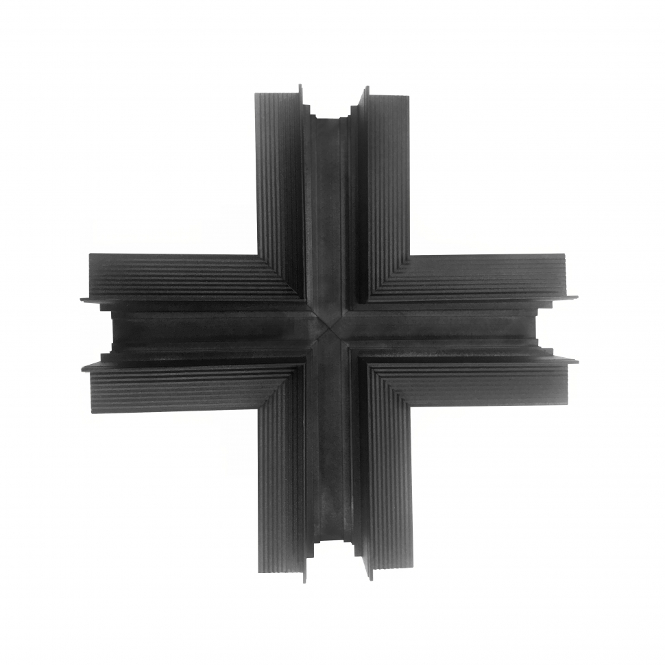 Соединитель X-образный для магнитного шинопровода iLedex VISION48/22 X-TYPE CONNECT 4822-022-44/44-BK, цвет чёрный