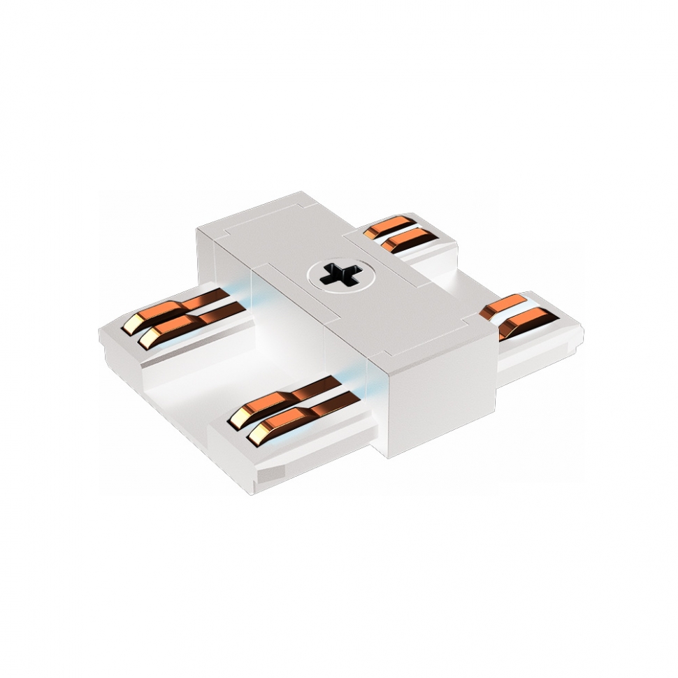 Коннектор прямой для магнитного шинопровода iLedex VISION48/25 POWER CONNECT 4825-WH, цвет белый